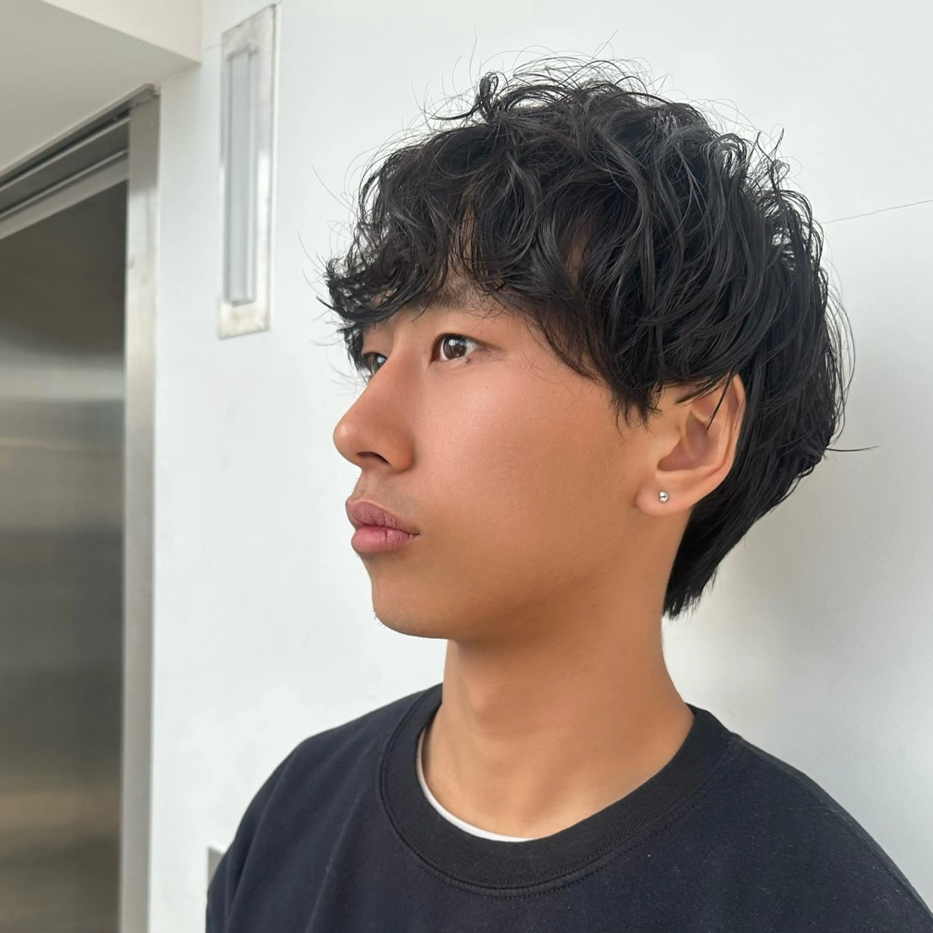 ショート カラー パーマ メンズ カルマパーマ メンズパーマ スペインカール ツイストスパイラルパーマ 刈り上げ 朝楽メンズパーマ 🥇メンズカット吉田のヘアスタイル