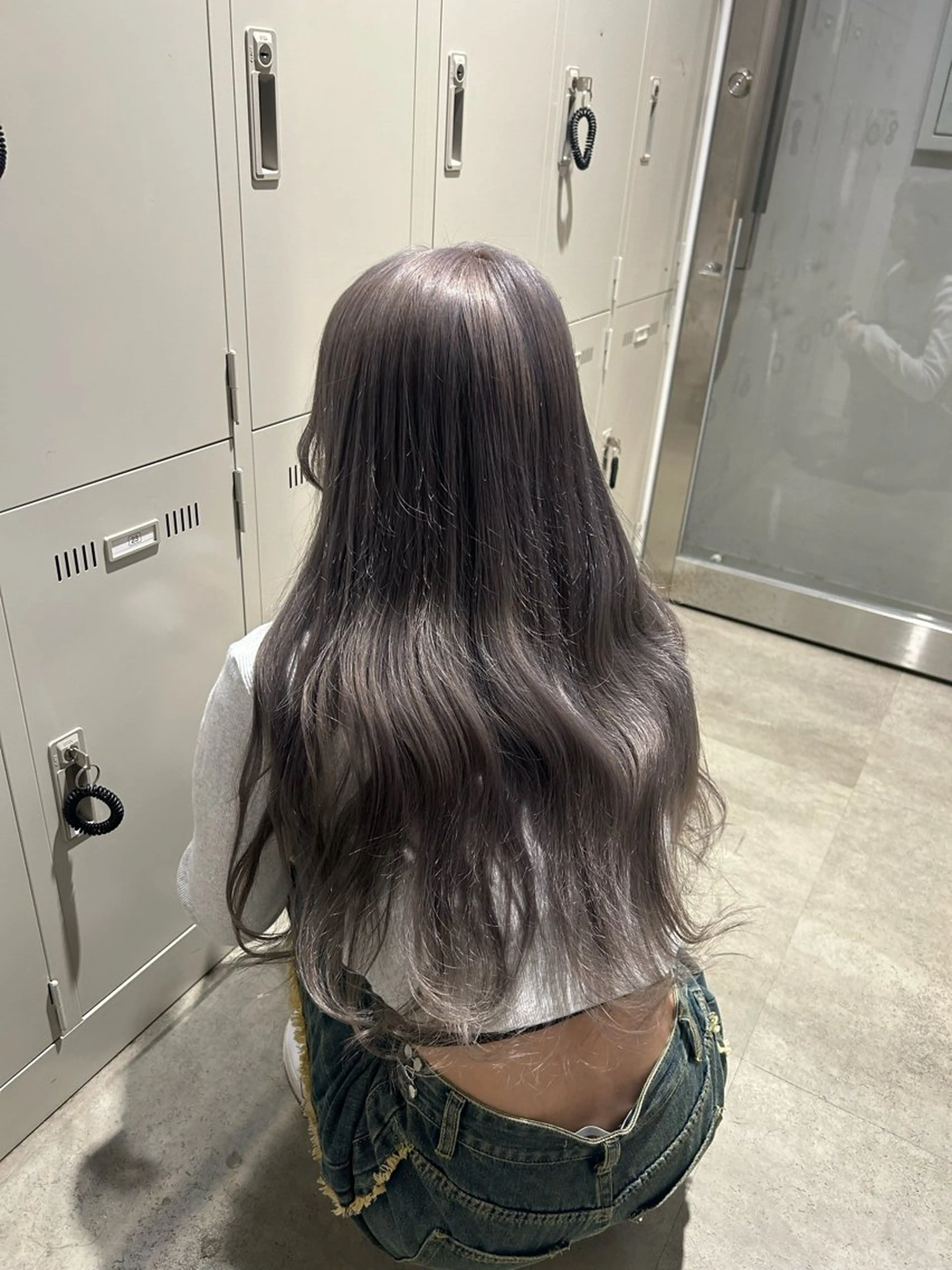 ロング カラー ヘアカラー ヘアセット 韓国/トレンド レイヤー【101】のヘアスタイル