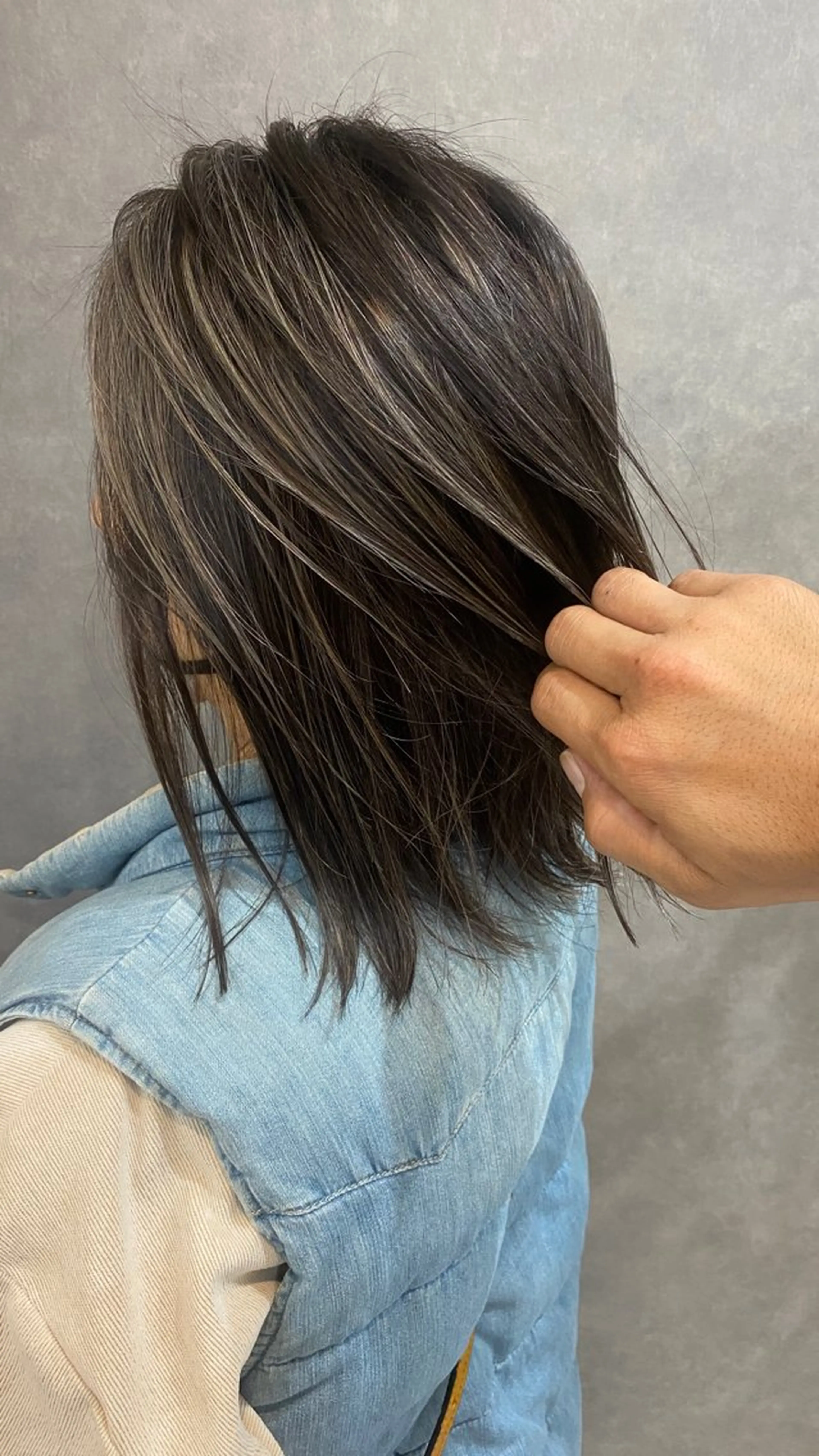 ミディアム カラー ハイライトカラー メッシュ ハイライト ヘアカラー Bianca所属・Bianca 代表 硲 貴亮【東武練馬】のヘアスタイル