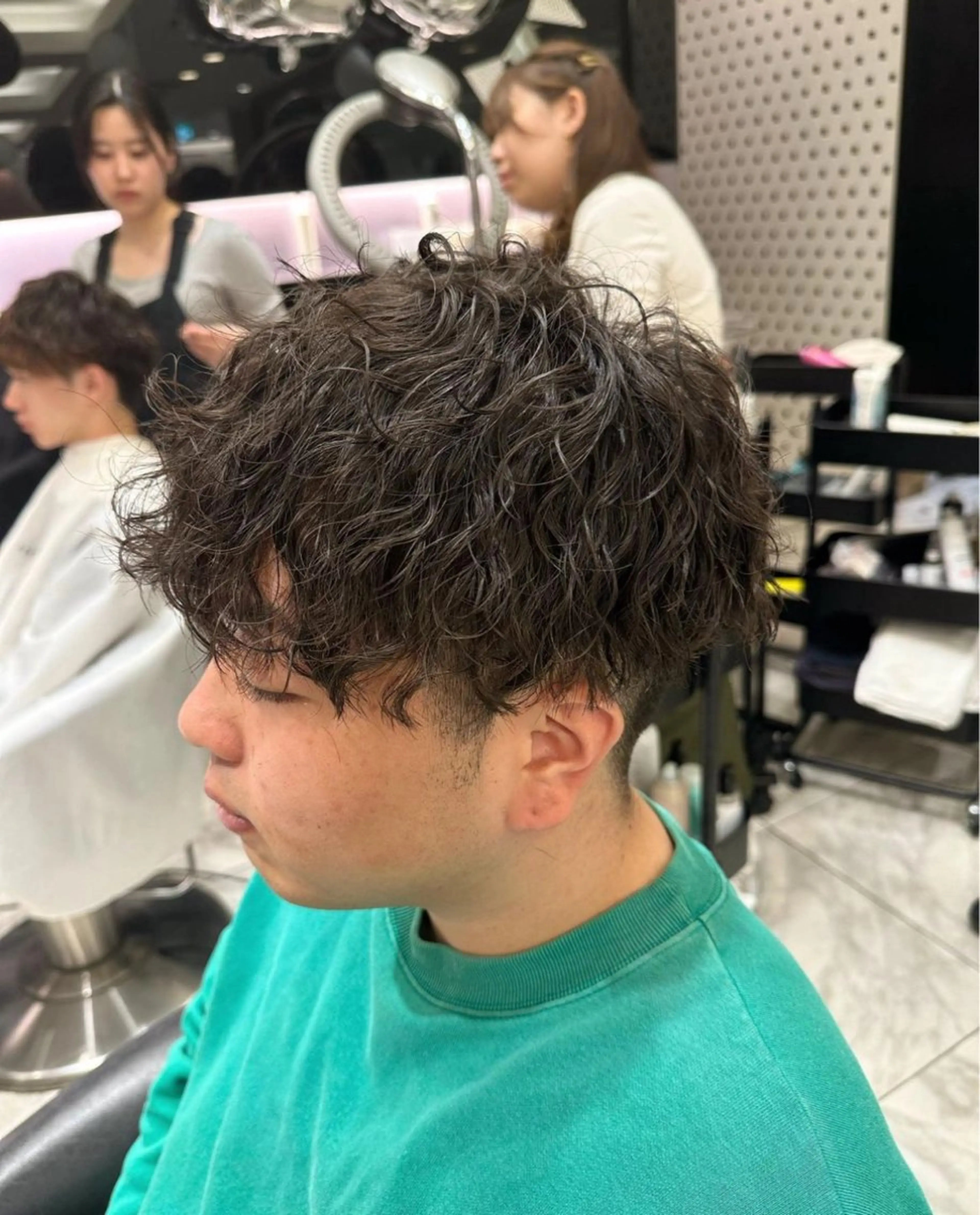 パーマ メンズ カット パーマ ボブ・ショート 🌻Yurinaのヘアスタイル