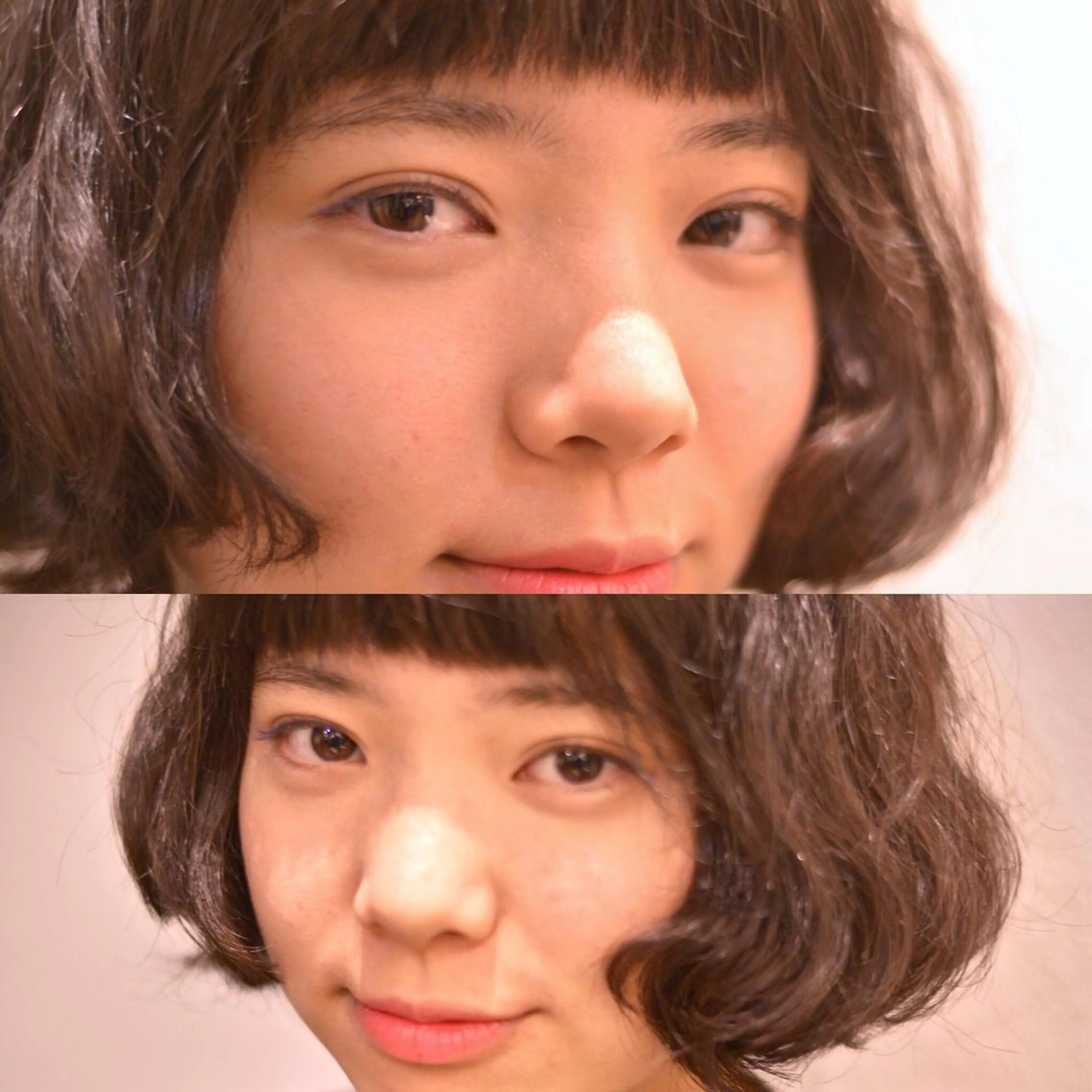 ミディアム カラー パーマ 【白髪ぼかし 専門GBG】自由が丘のヘアスタイル