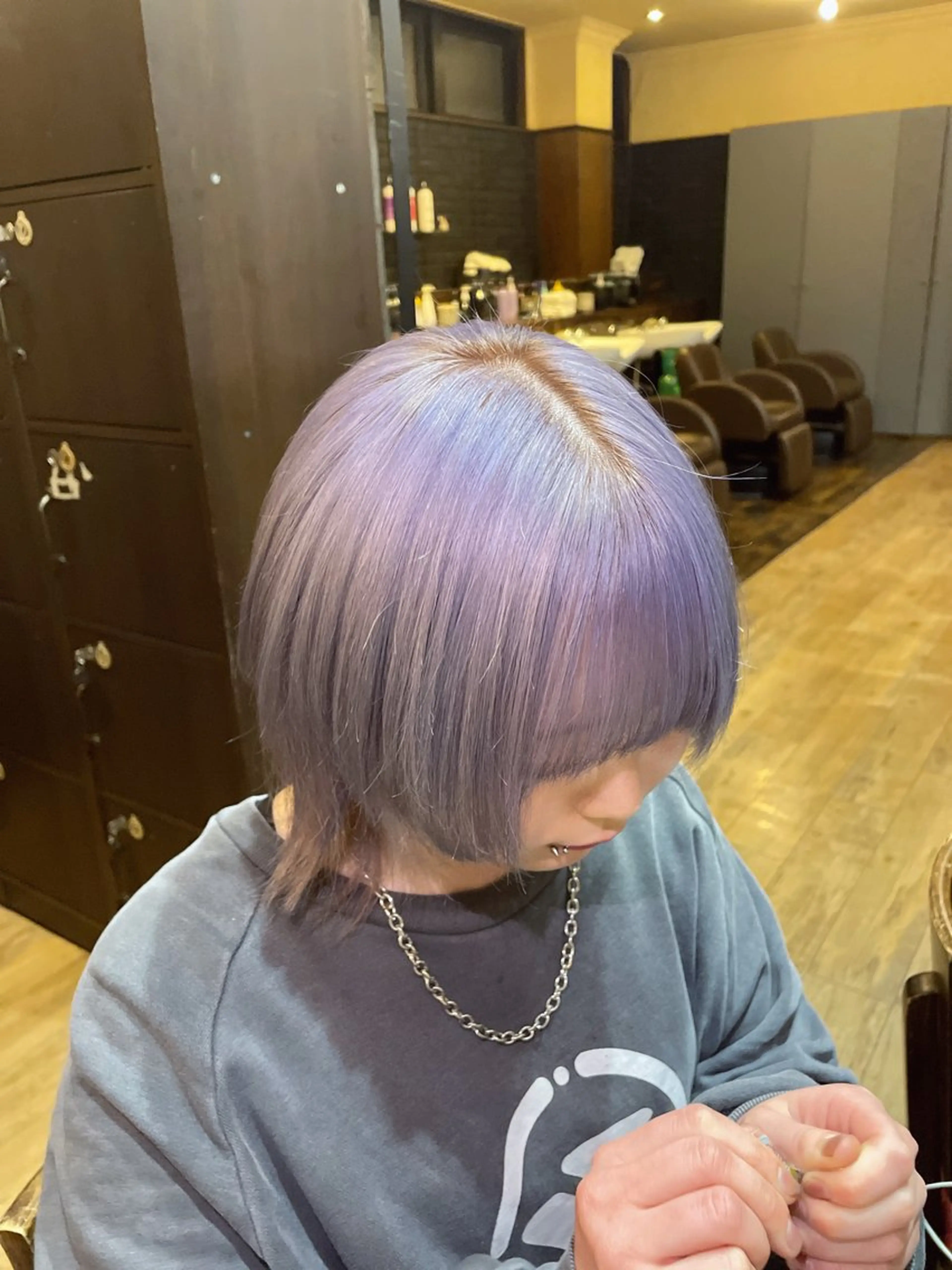 ミディアム カラー ヘアアレンジ SHIAN 立川 🍑すずかのヘアスタイル