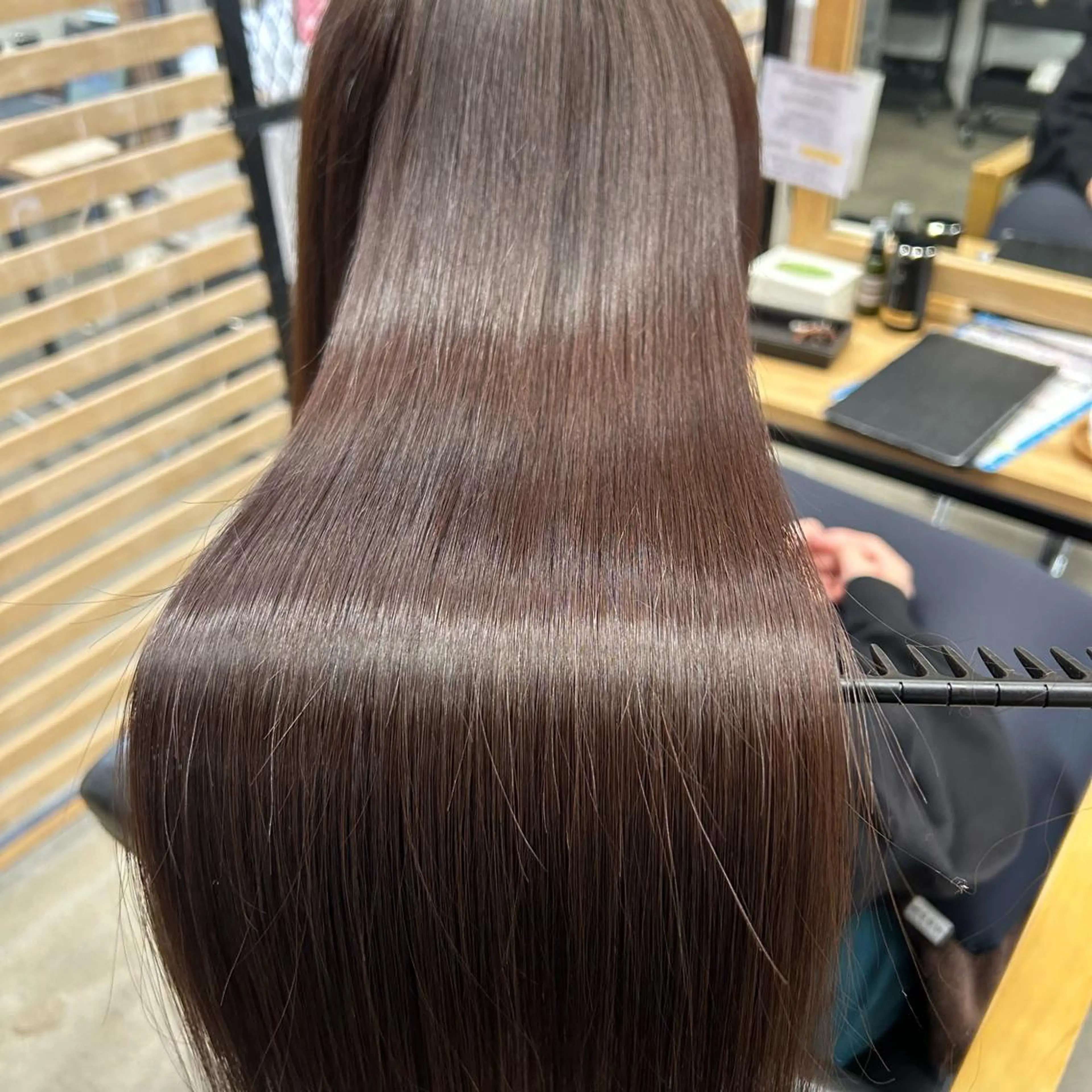 ロング パーマ みやたゆうき 髪質改善講師のヘアスタイル