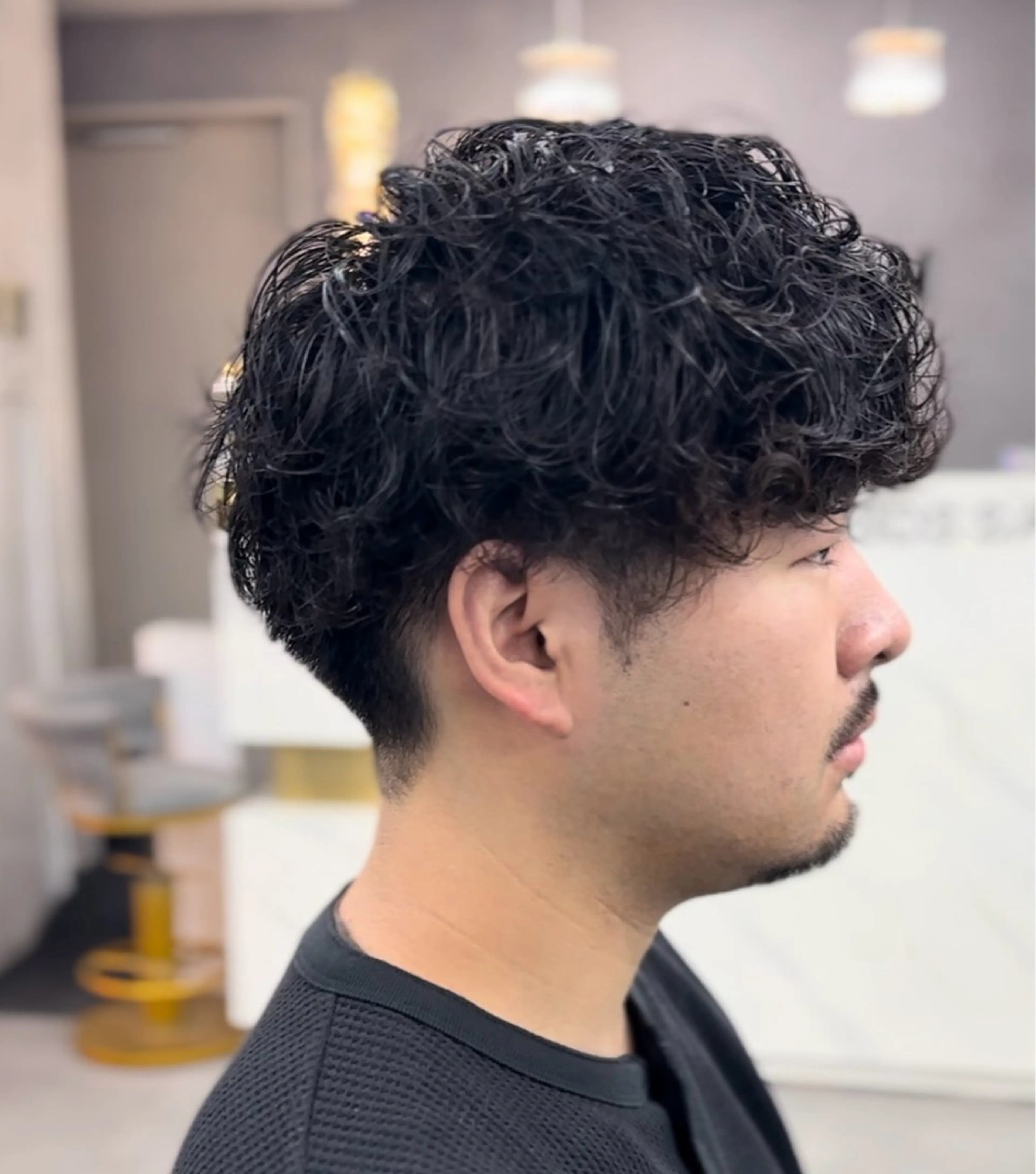 ショート カット パーマ 韓国風　🌈 NAOTOのヘアスタイル