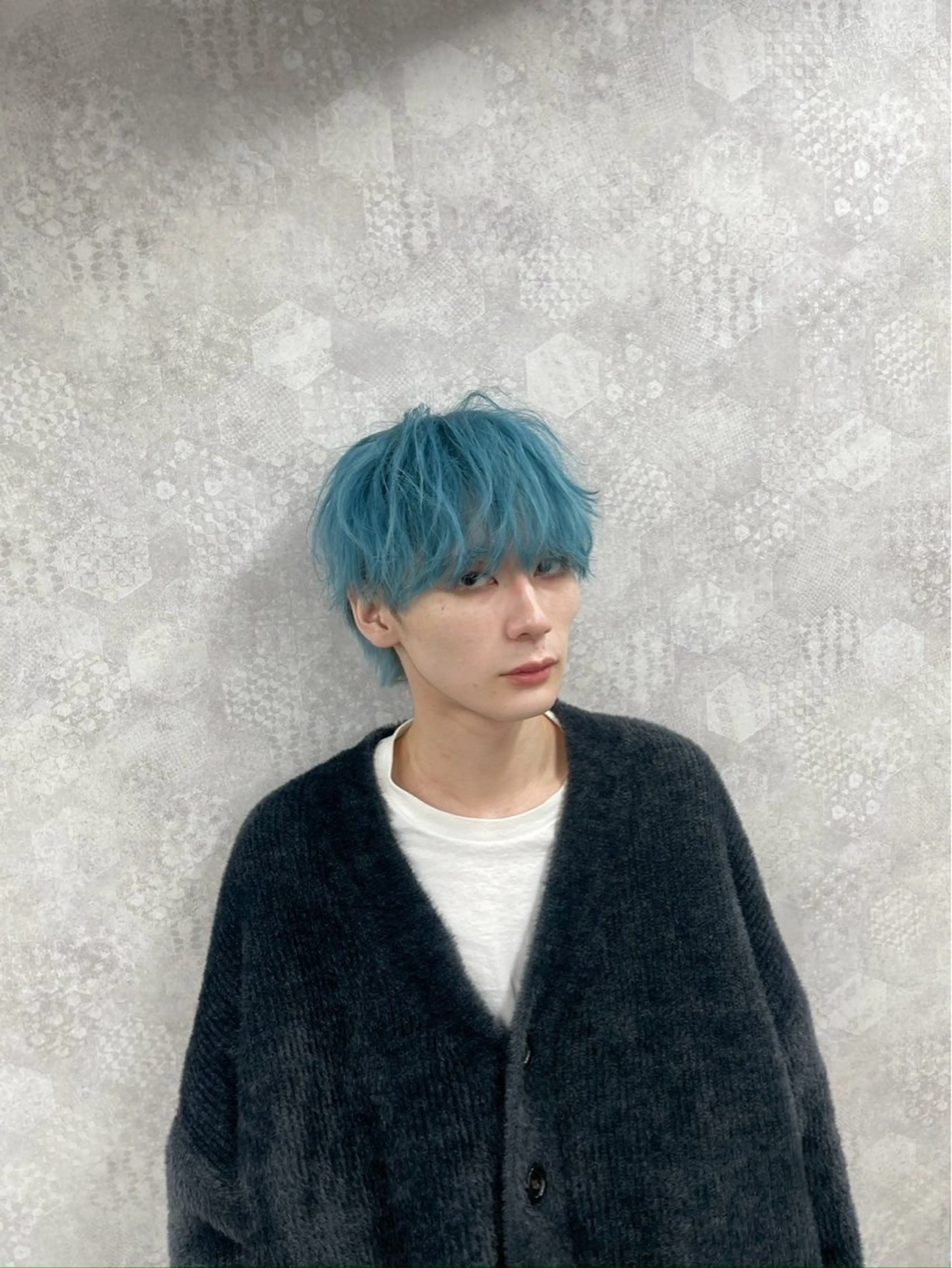 カラー メンズハイトーン 北斗💍レイヤーのヘアスタイル