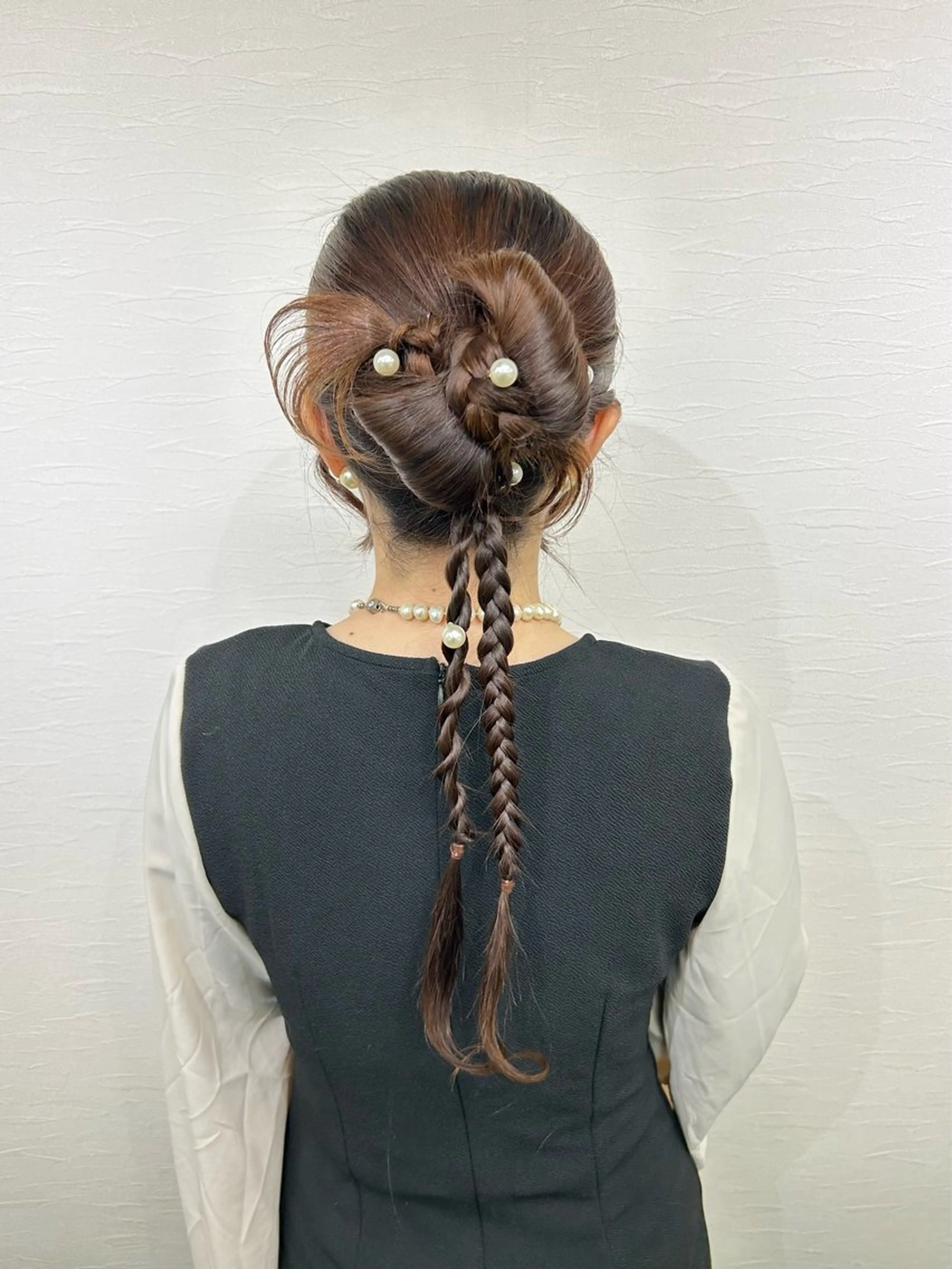 ロング ヘアセット YUMEYAKATA 五条店のヘアスタイル