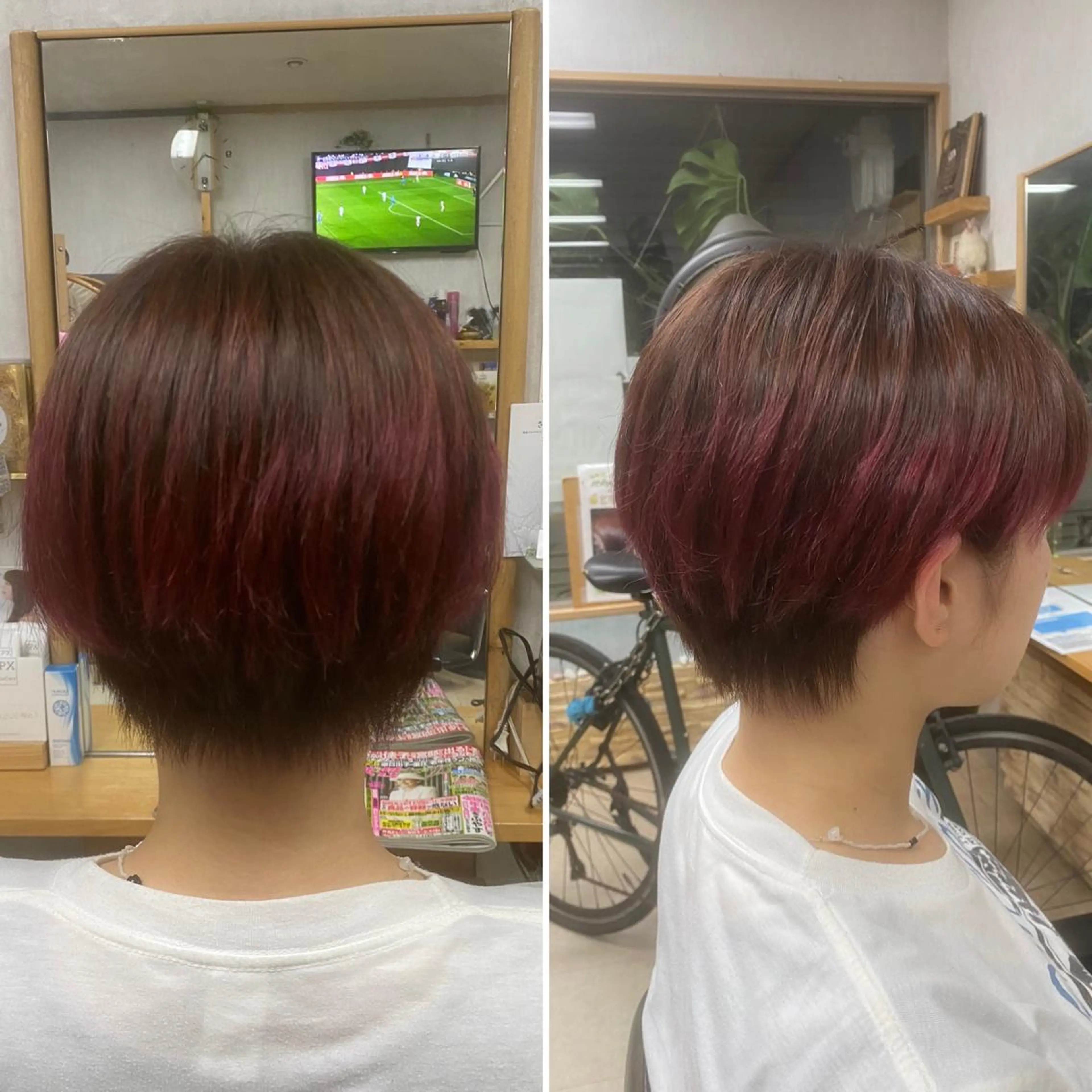 ショート カラー ベリーショート ブリーチ グラデーションカラー ピンクカラー ショートヘア メンズカット/パーマ ✂︎ 　山下　貴也のヘアスタイル