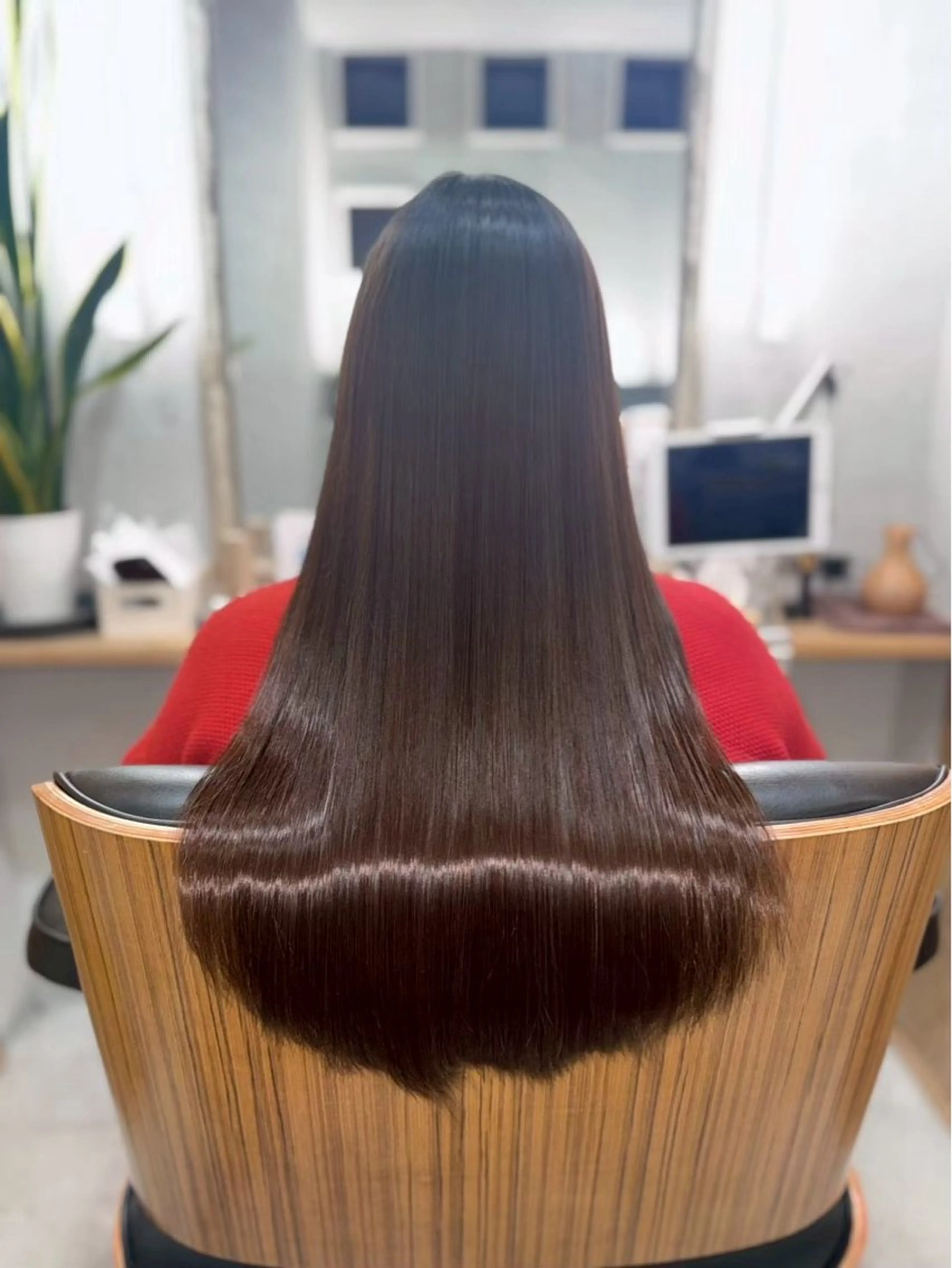 ロング カット トリートメント 白鳥 正孝のヘアスタイル