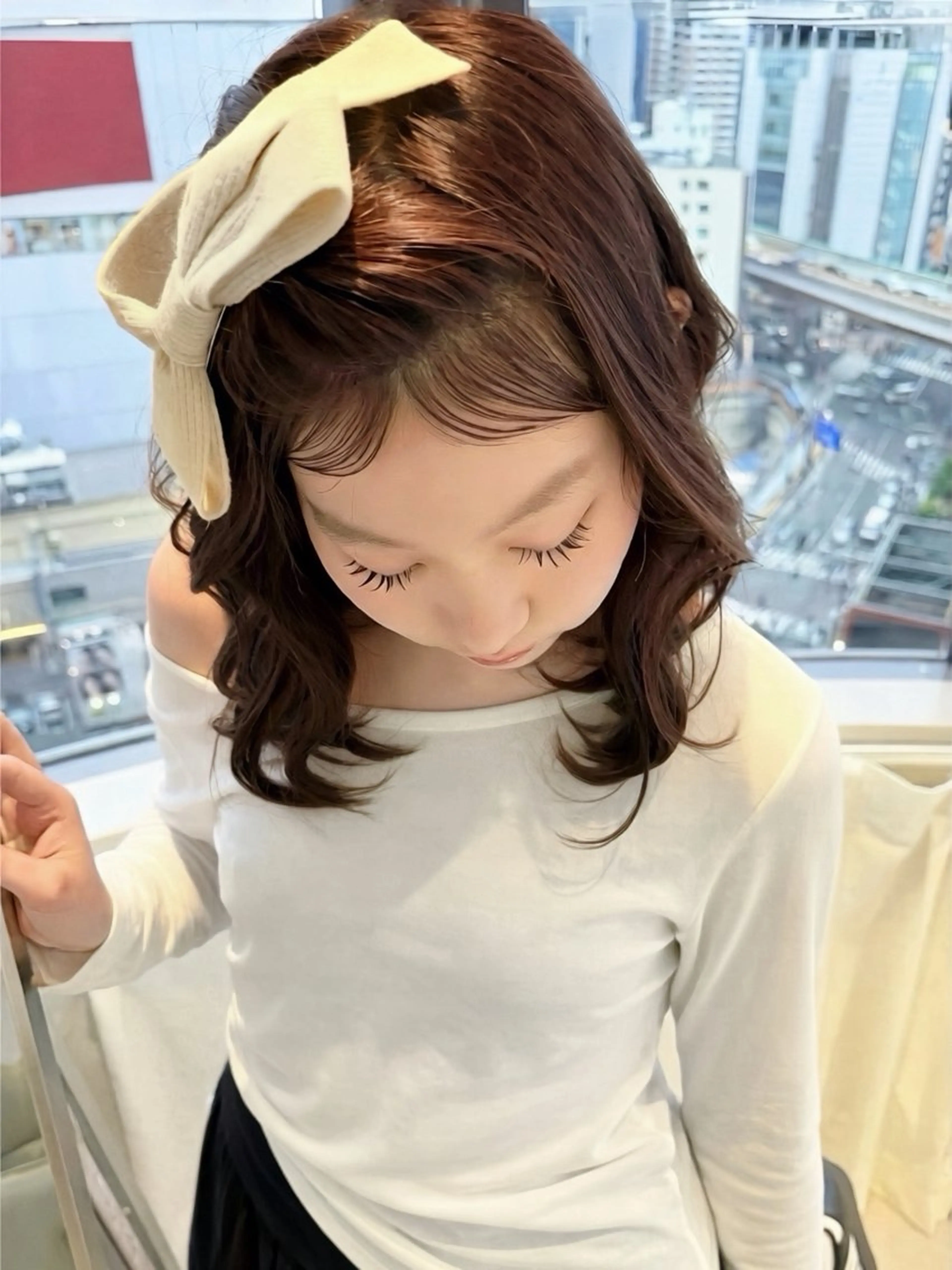 ロング 梅田/透明感カラー ／レイヤー🤍カンのヘアスタイル