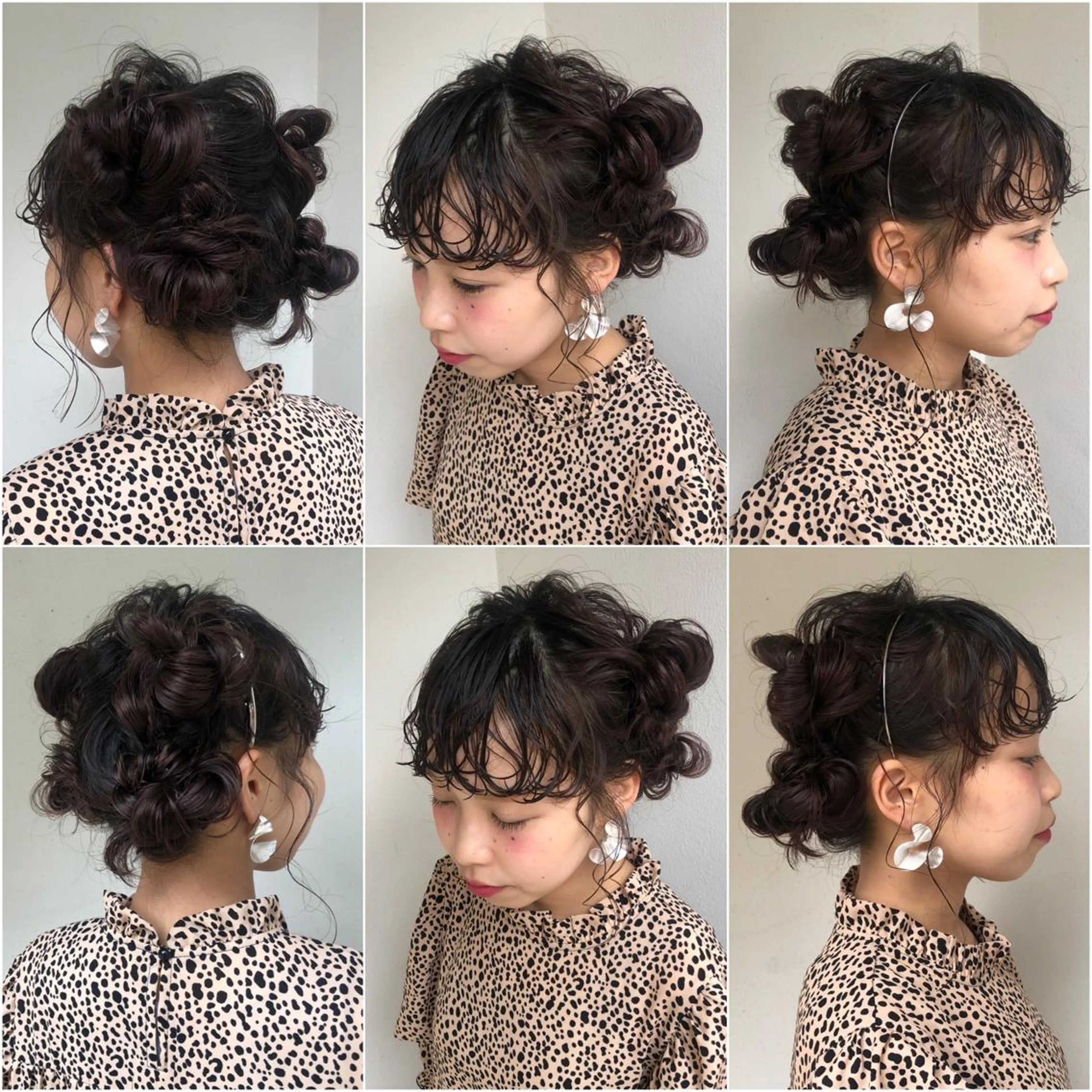 セミロング カラー パーマ ヘアアレンジ MAEDA MADOKAのヘアスタイル