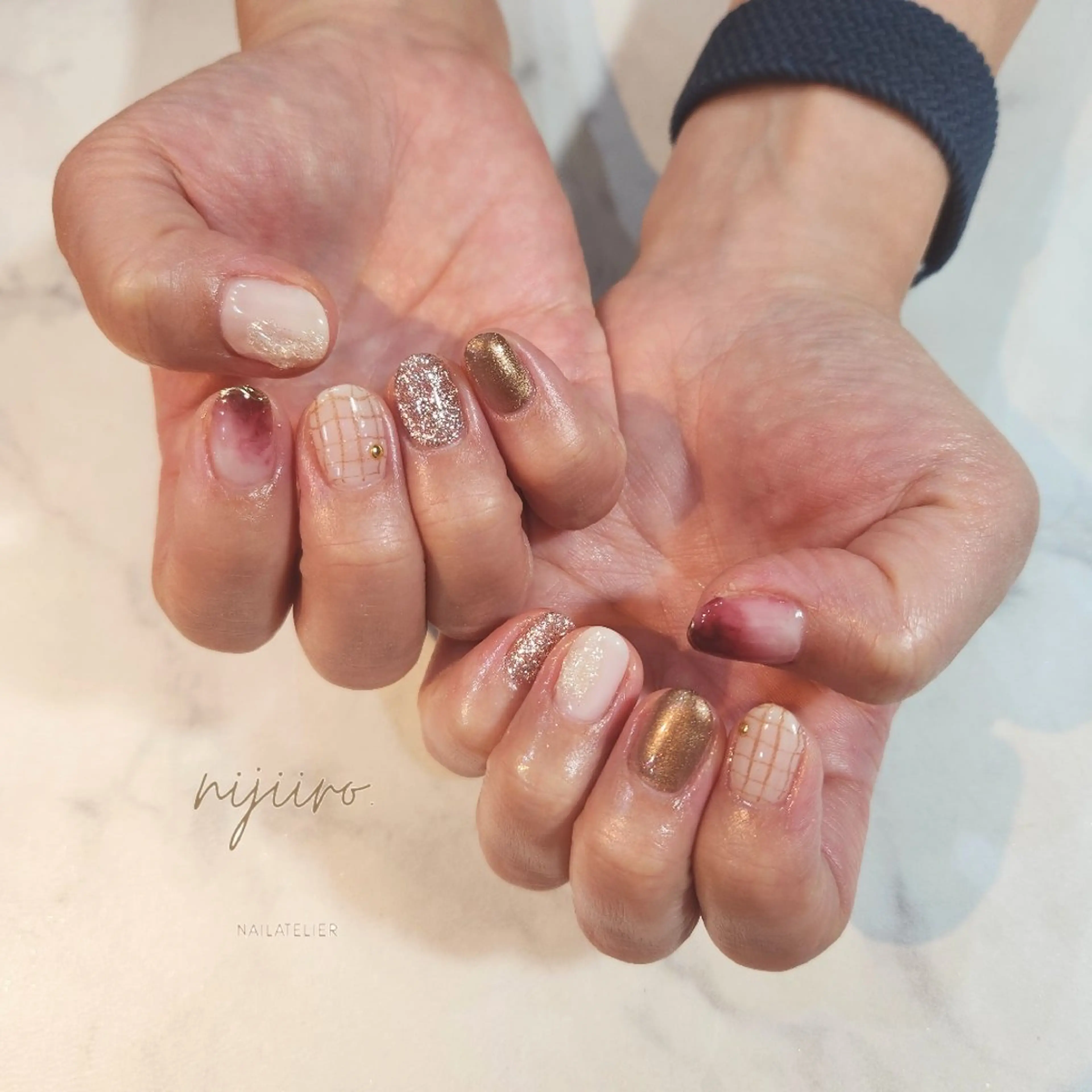 ネイル ハンドネイル nijiiro🌈 サトウのネイルデザイン