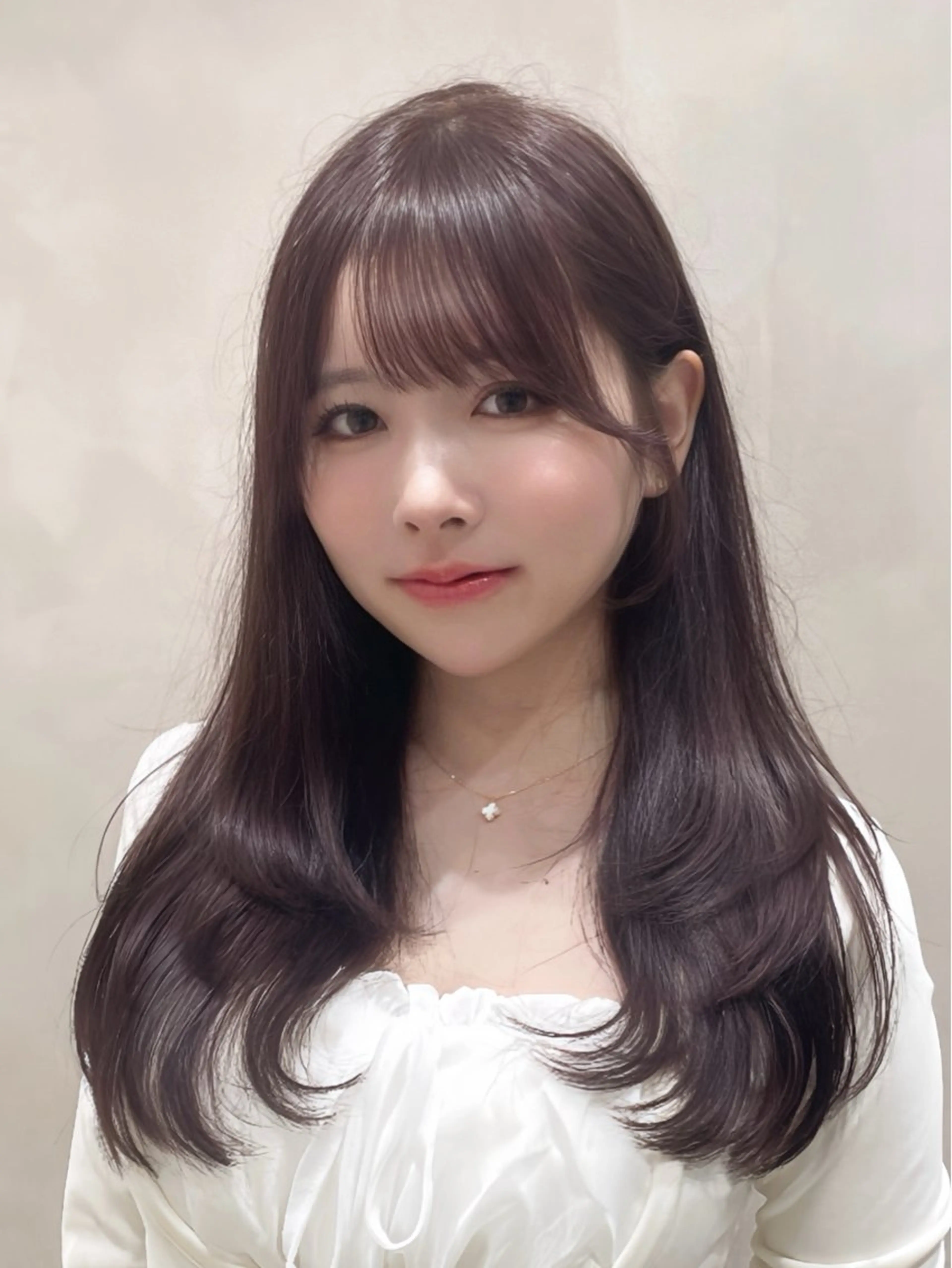 ロング カラー カット ヘアカラー トリートメント Ryoichi⛓️ 韓国ヘア/ハイトーンのヘアスタイル