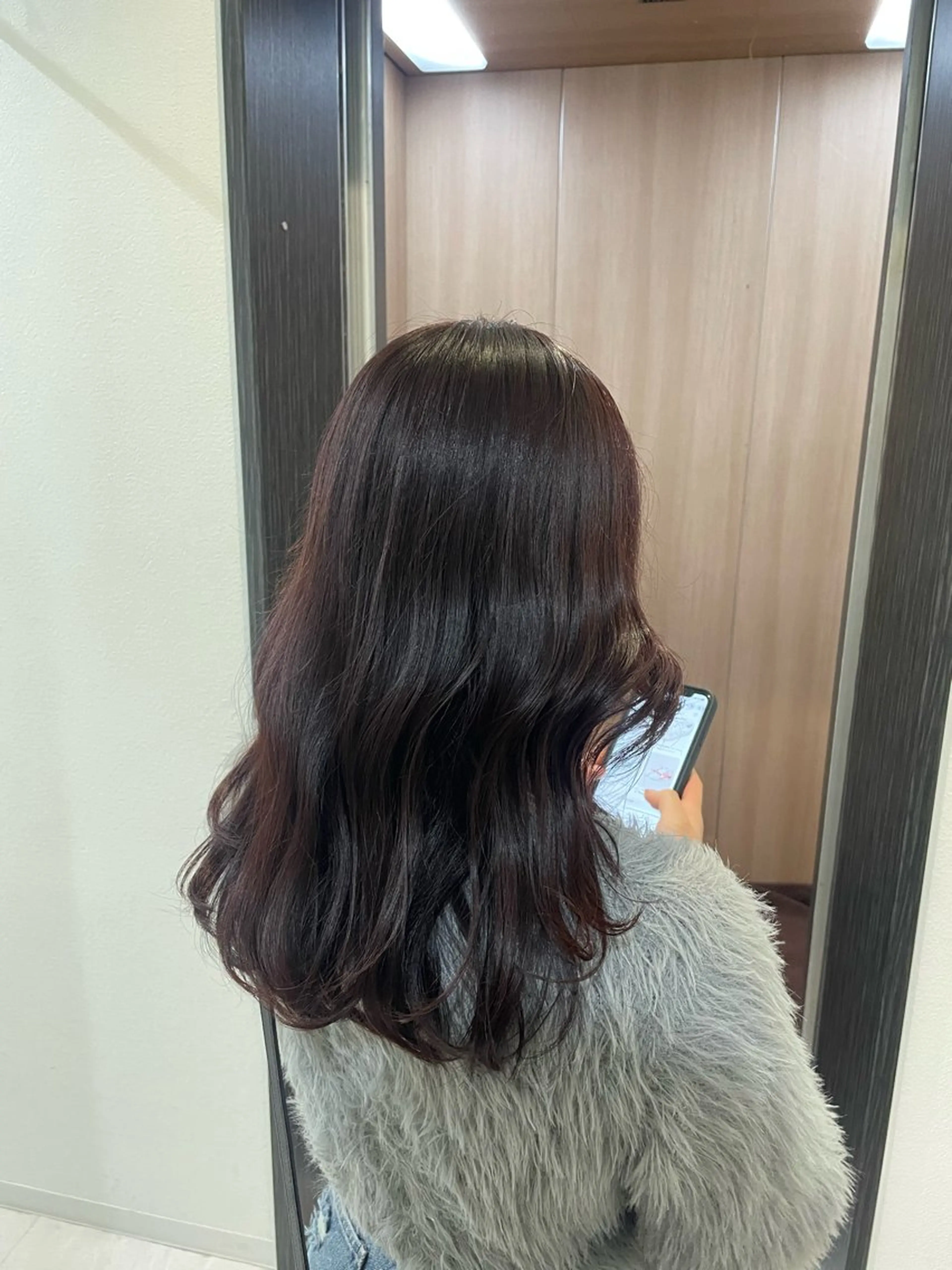 セミロング 光岡 玲遠のヘアスタイル