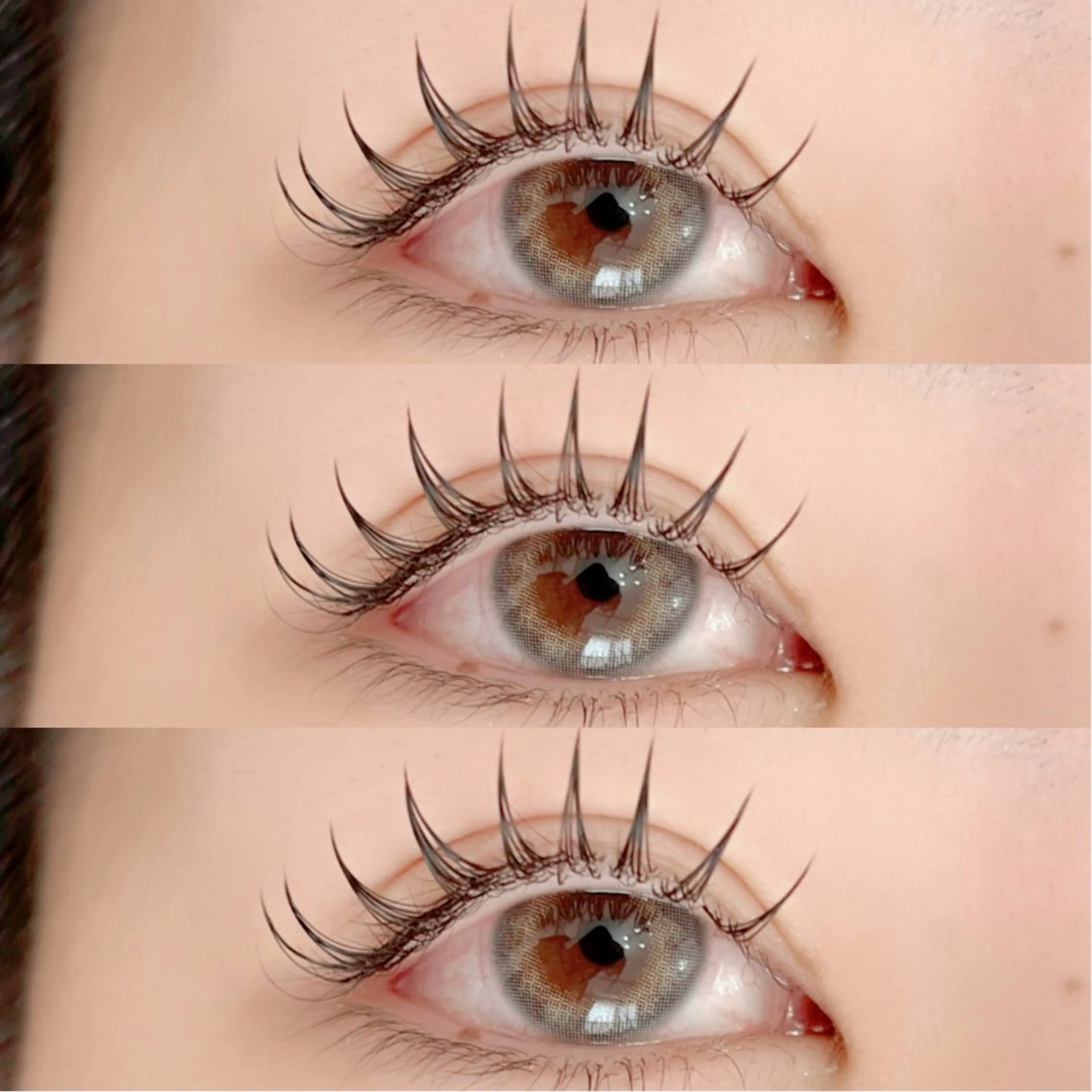 マツエク・マツパ マツエク 【那覇/束感まつ毛 /LED】ｷｬﾒﾙのマツエク・マツパデザイン