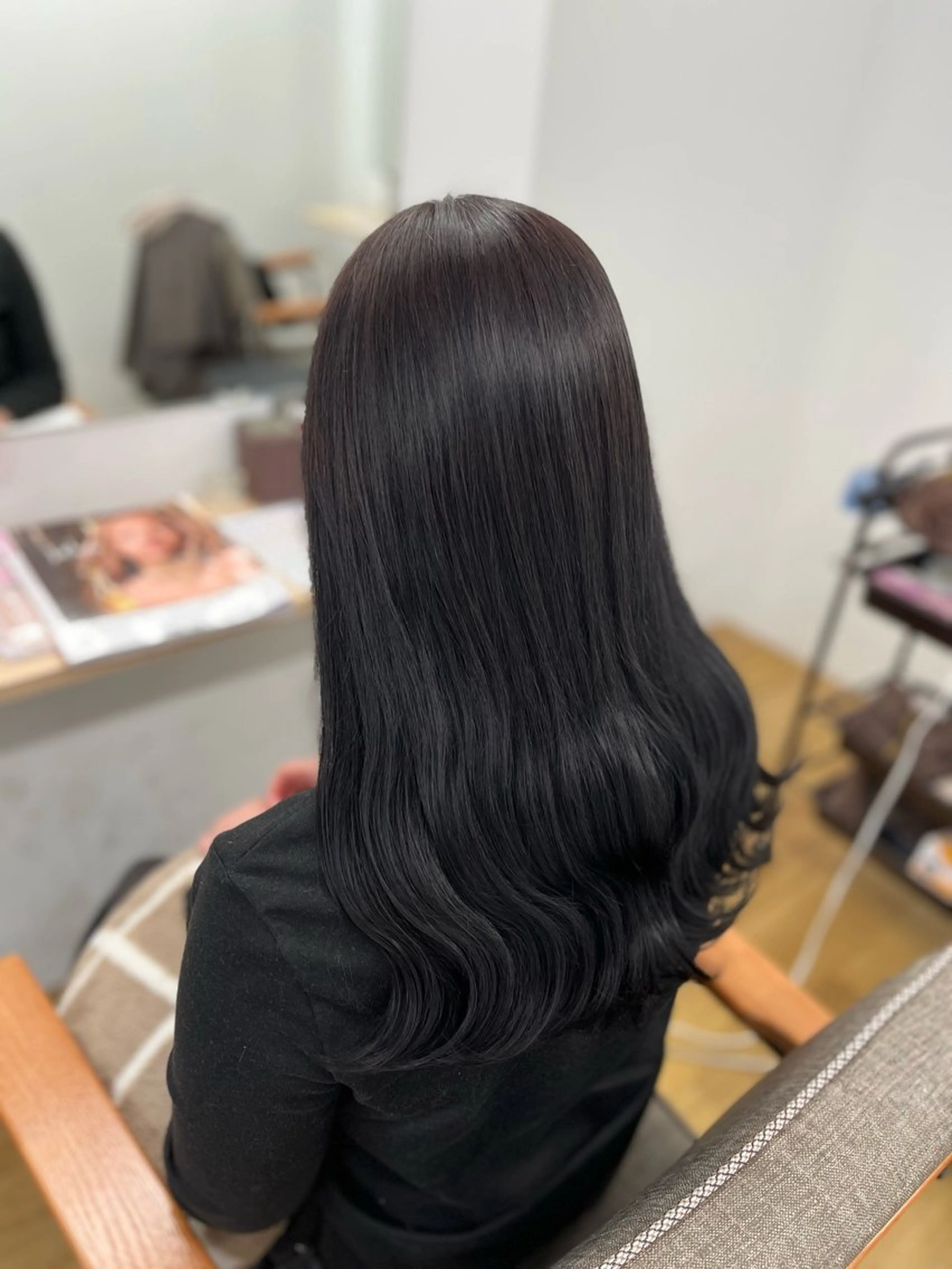 セミロング カラー グレージュ ラベンダーカラー ラベンダーグレージュ ラベンダーグレー ヘアカラー 髪質改善/艶髪🫧 ｼｽﾞｸ🦥🌿のヘアスタイル