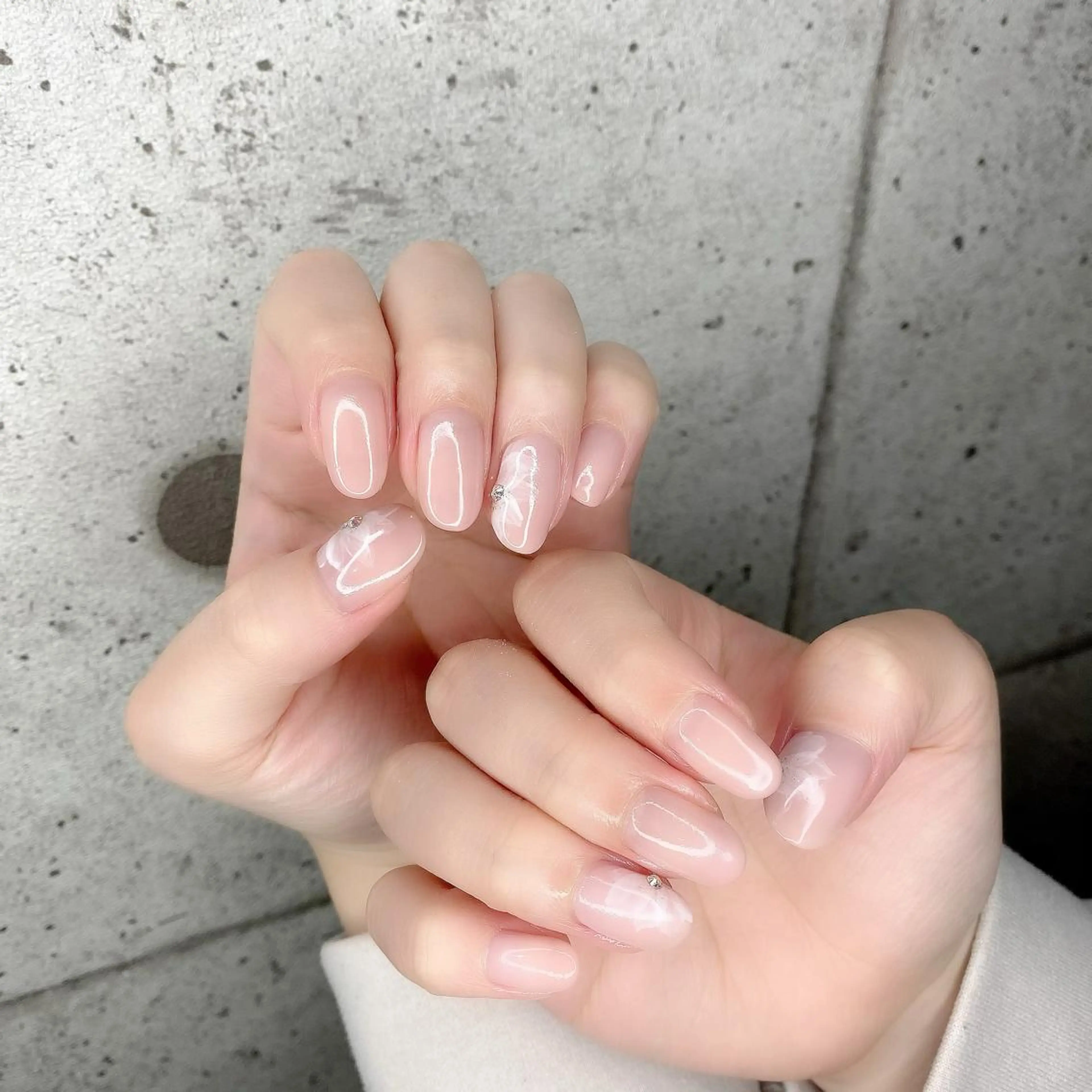 ミディアム カラー パーマ ヘアアレンジ メンズ キッズ ネイル マツエク・マツパ ハンドネイル Salon Ｋのネイルデザイン