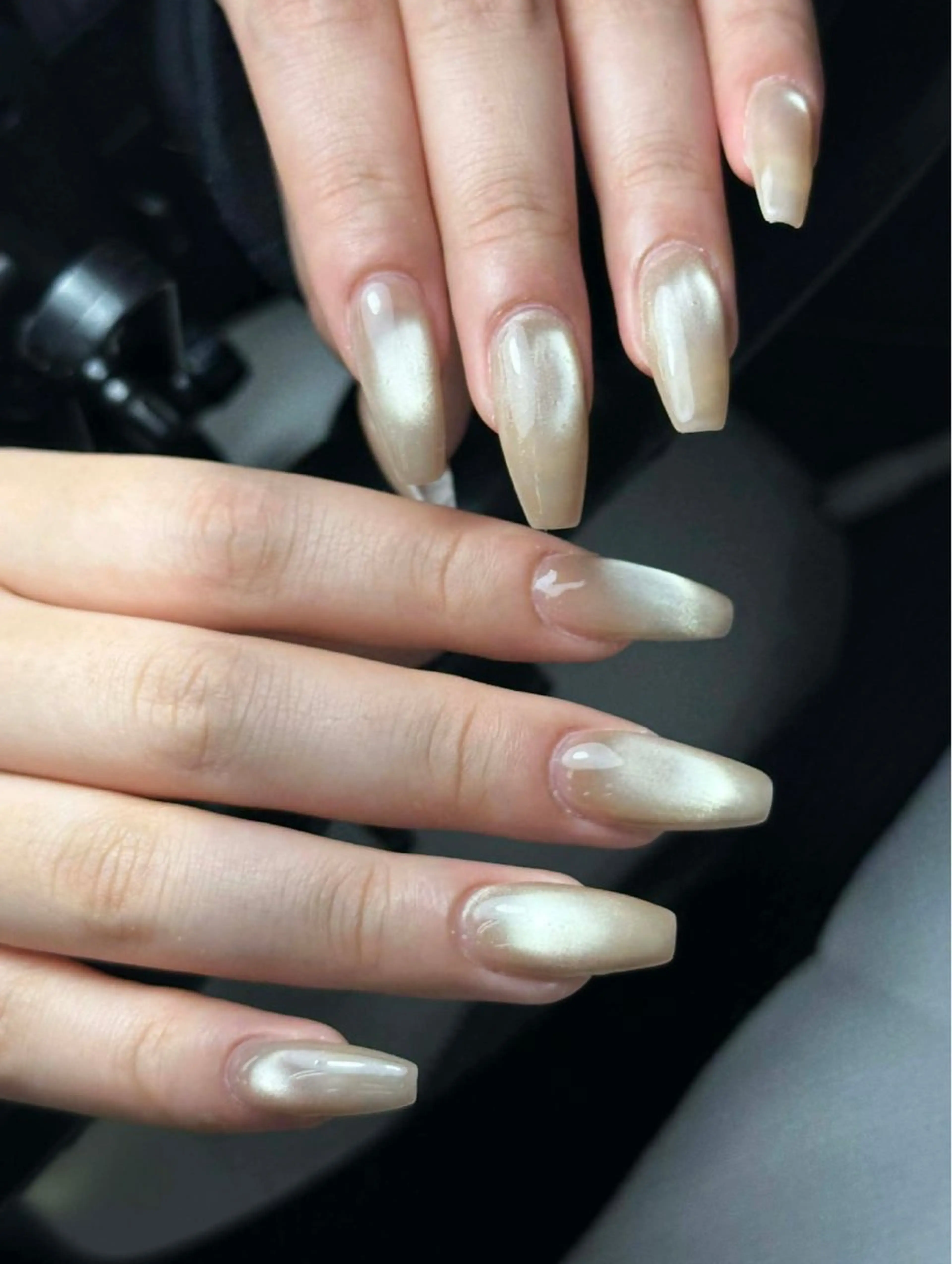 ネイル 韓国ネイル 持ち込み ニュアンスネイル ネイルチップ ハンドネイル Tini ANA.CHUOのネイルデザイン