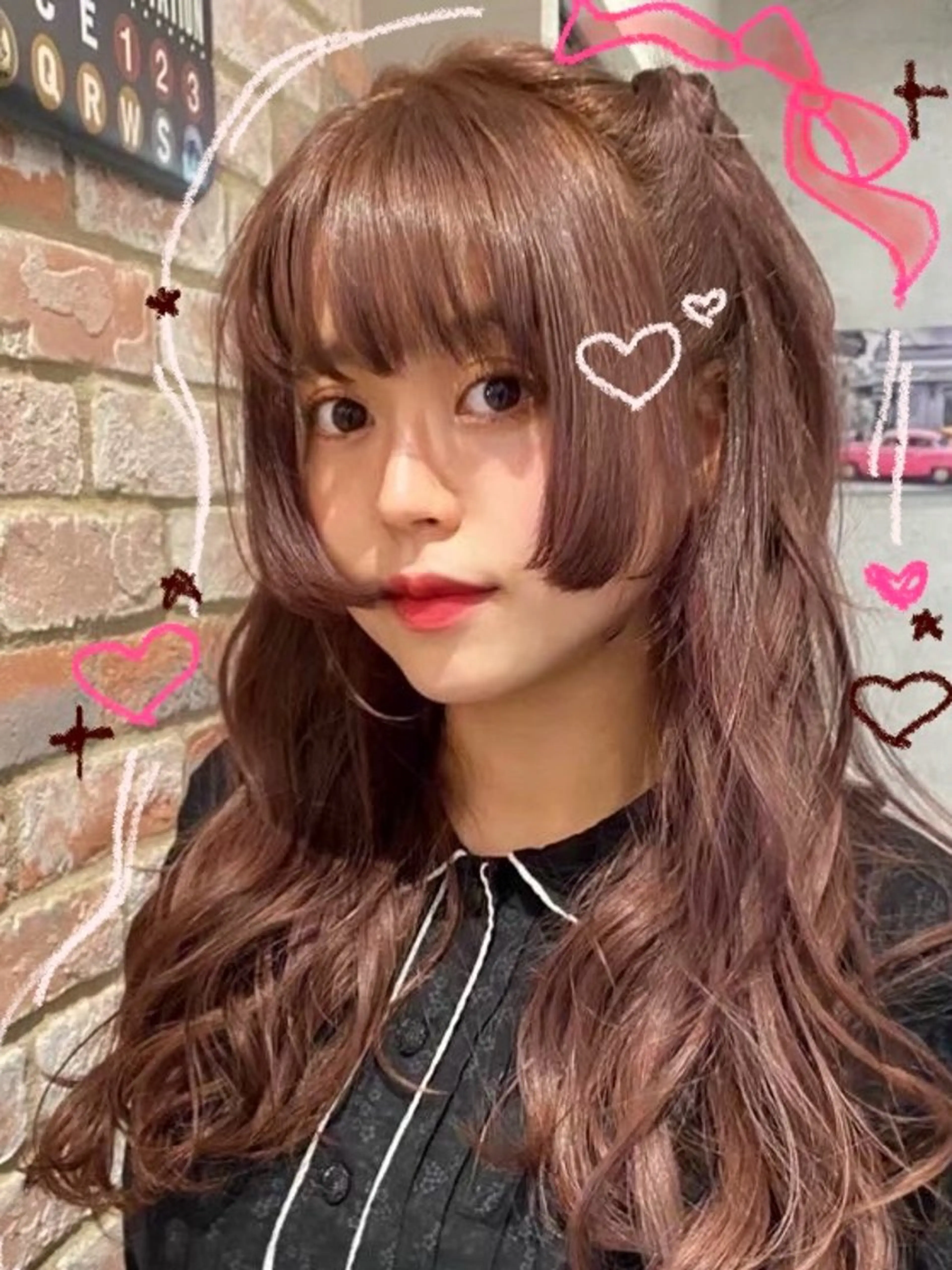 カラー ブリーチ ハイライトカラー ブリーチなしカラー ヘアカラー あなたの【可愛い】 育てます🎀emiのヘアスタイル