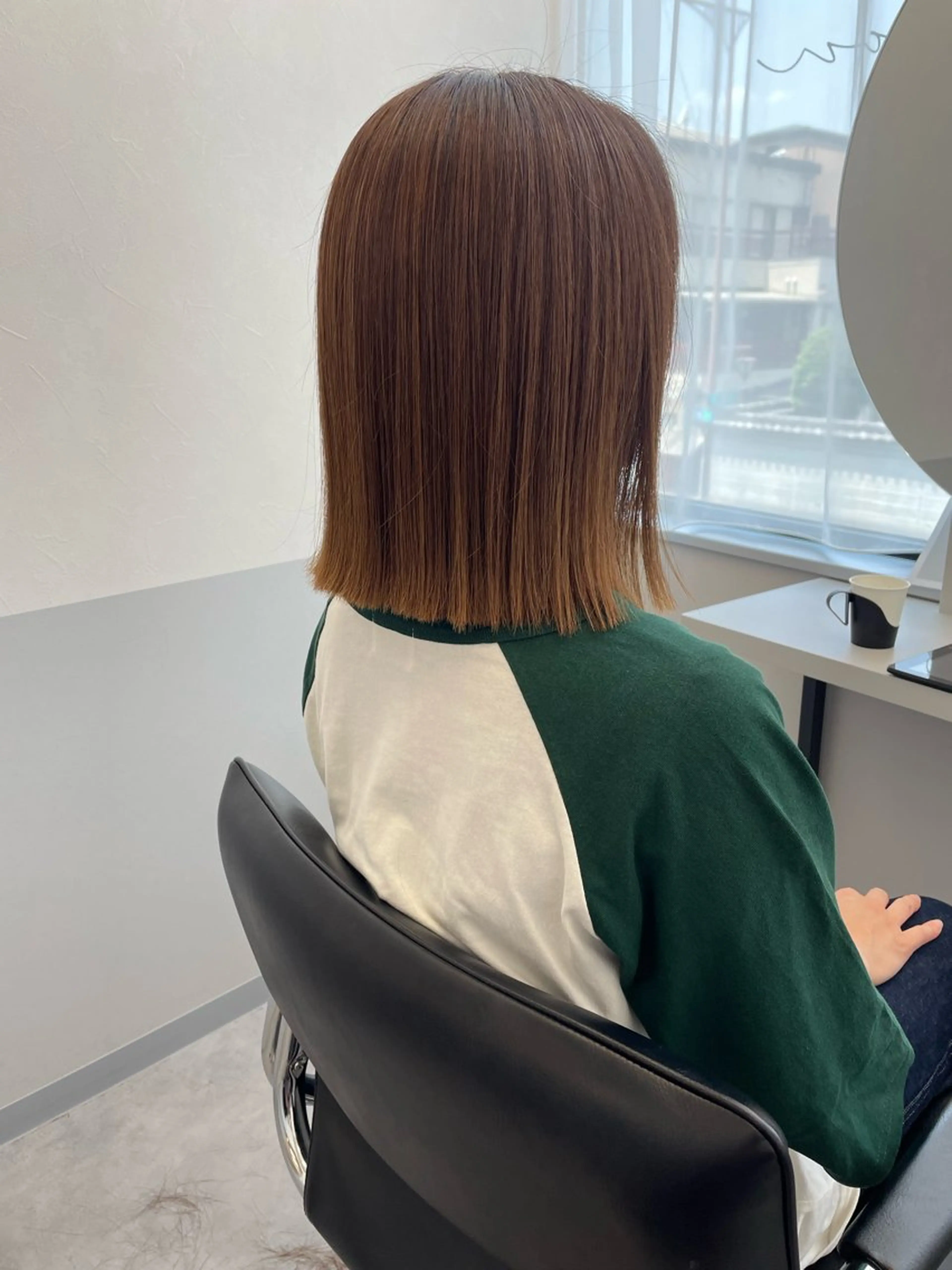 ショート 切りっぱなしボブ ボブ くびれヘア カット 🌷tocca Mai🌷のヘアスタイル