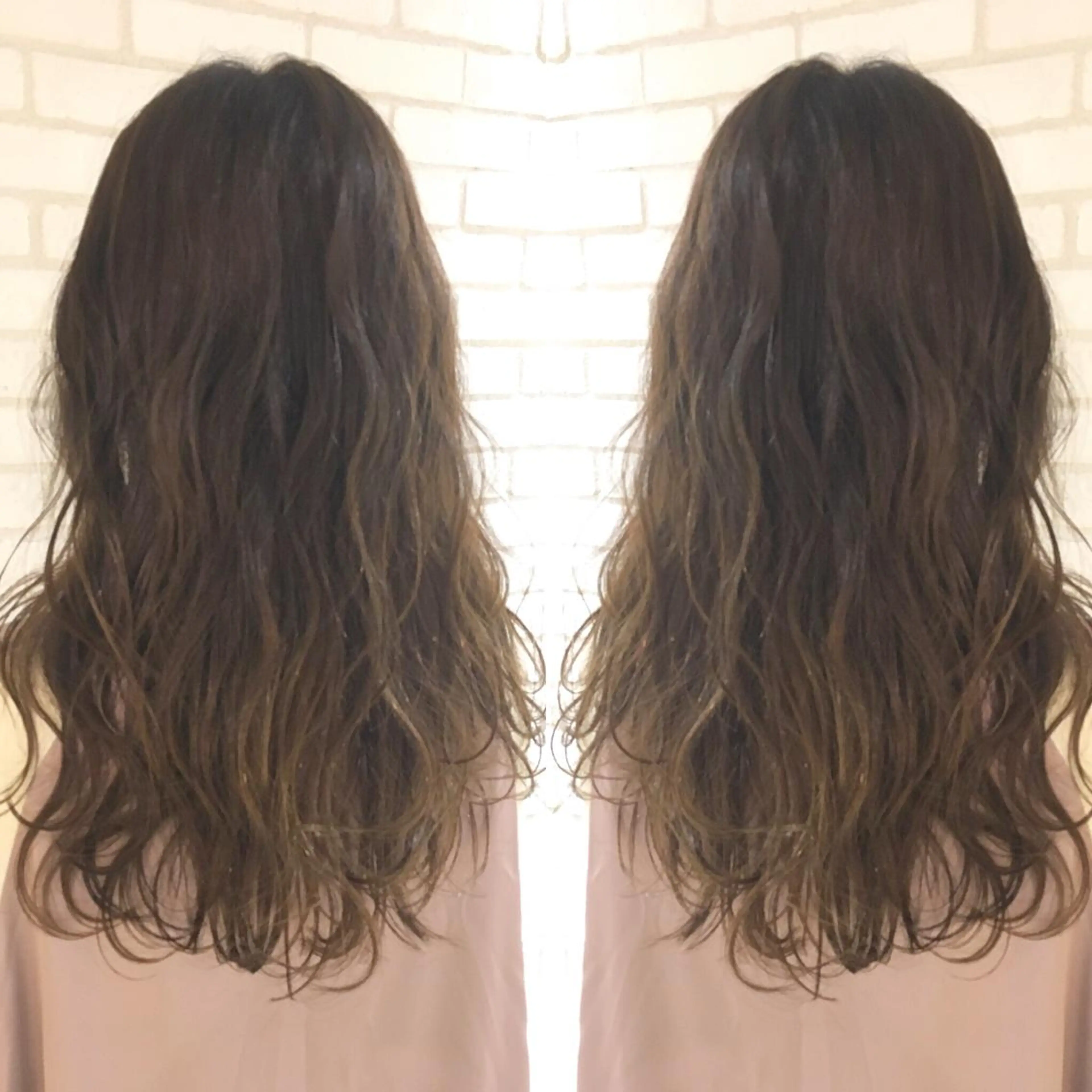 ロング カラー アディクシーカラー グレージュ 佐藤 高徳のヘアスタイル