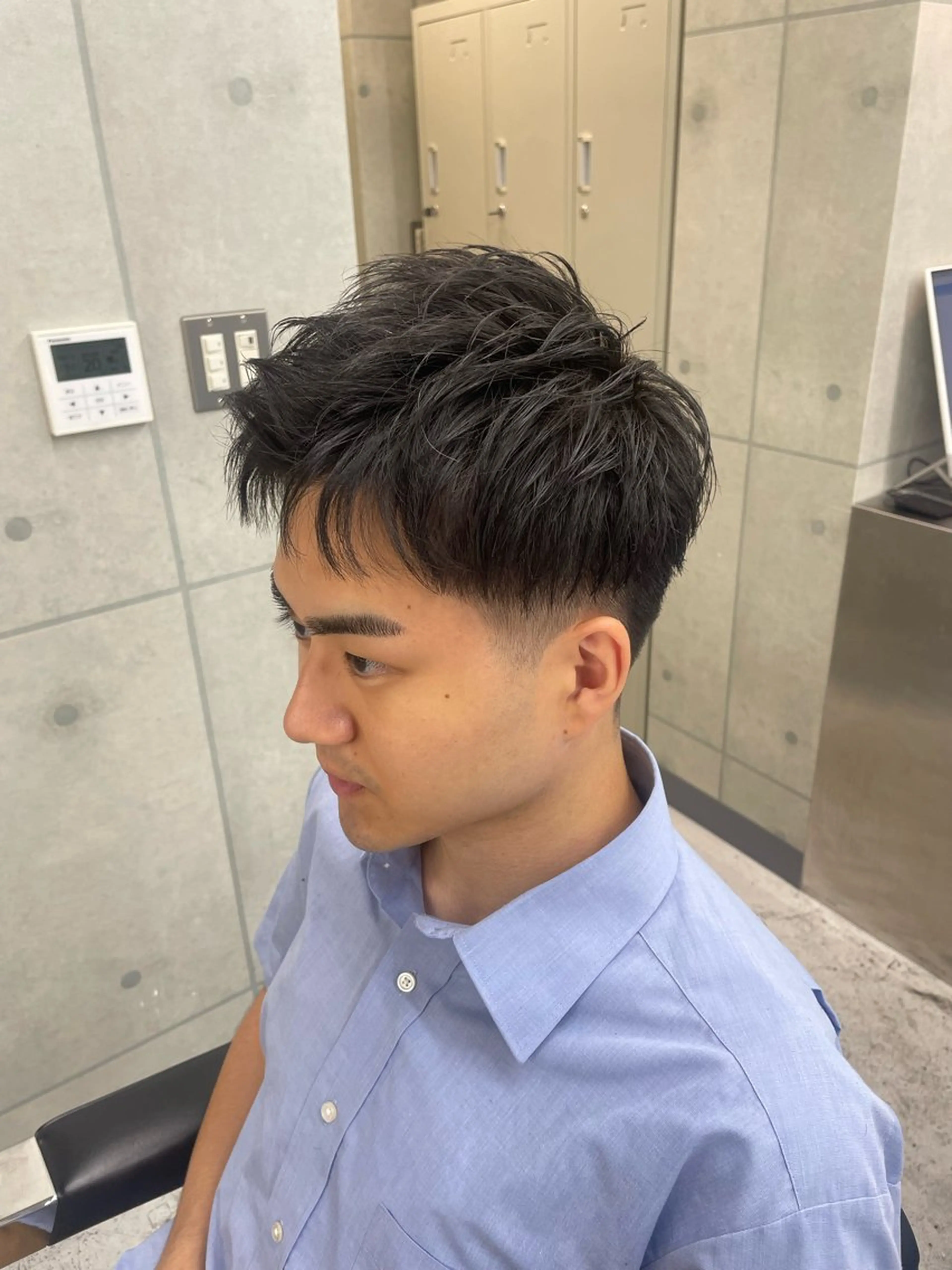 ショート 髪質改善 ショートヘア 縮毛矯正 【メンズ・カット】 藪 清正のヘアスタイル