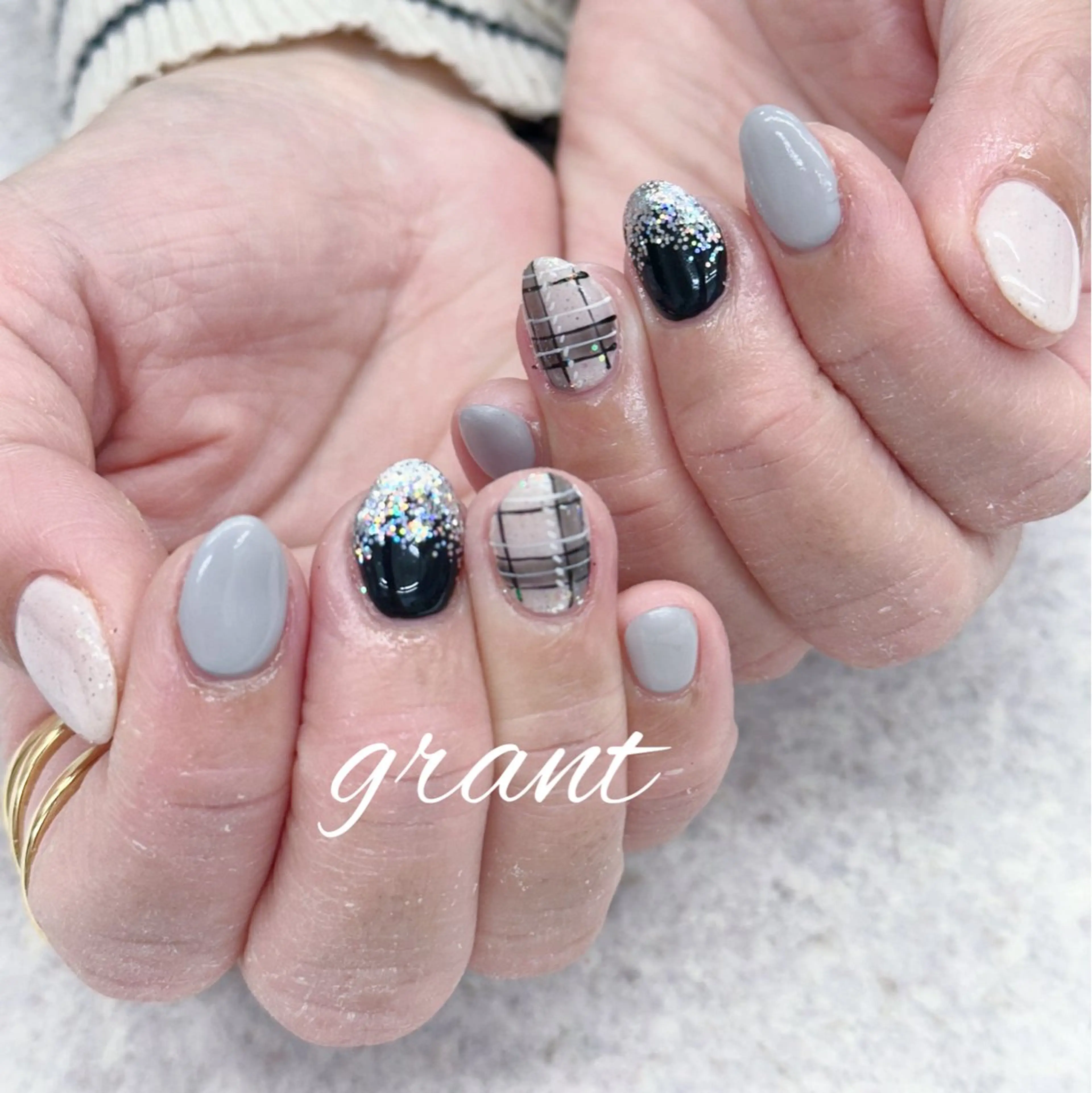 ネイル 冬ネイル nailsalon grantのネイルデザイン