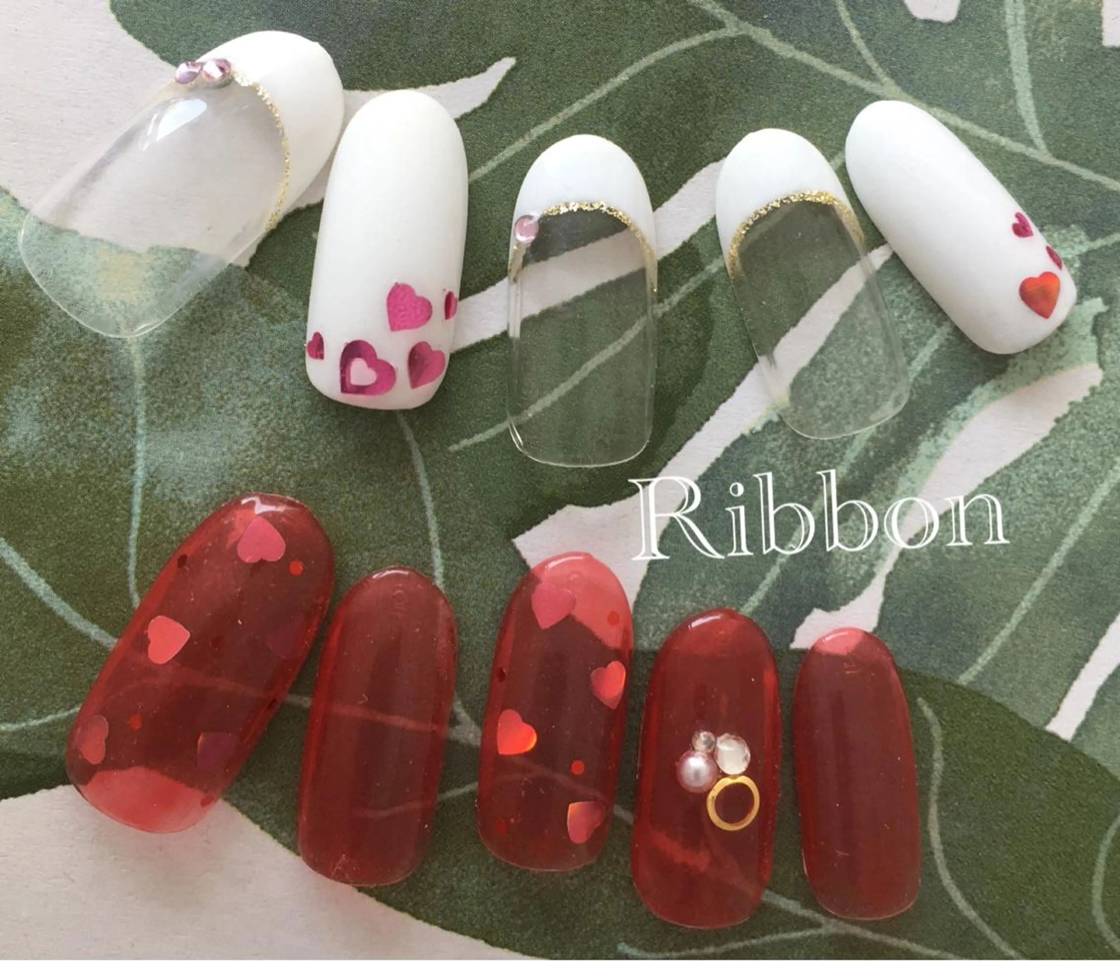 ネイル トップネイリスト Ribbon立川店のネイルデザイン