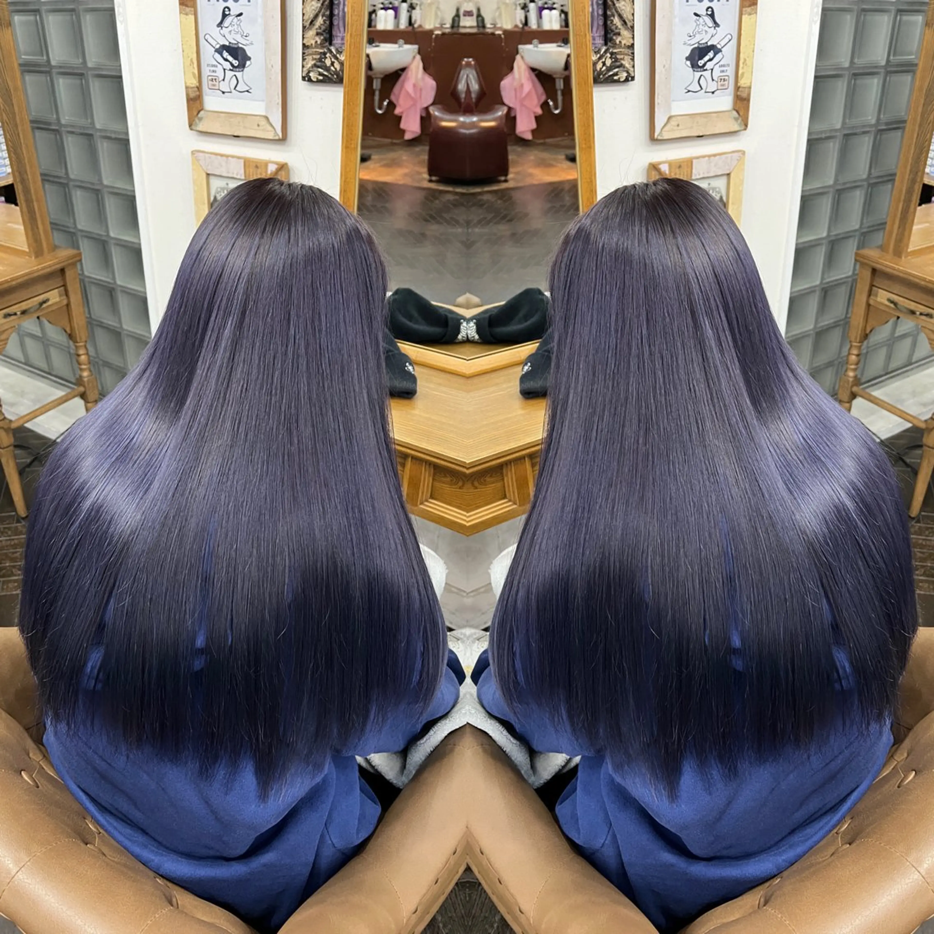 ロング カラー ハイライト/レイヤー /ハイトーン/AOIのヘアスタイル