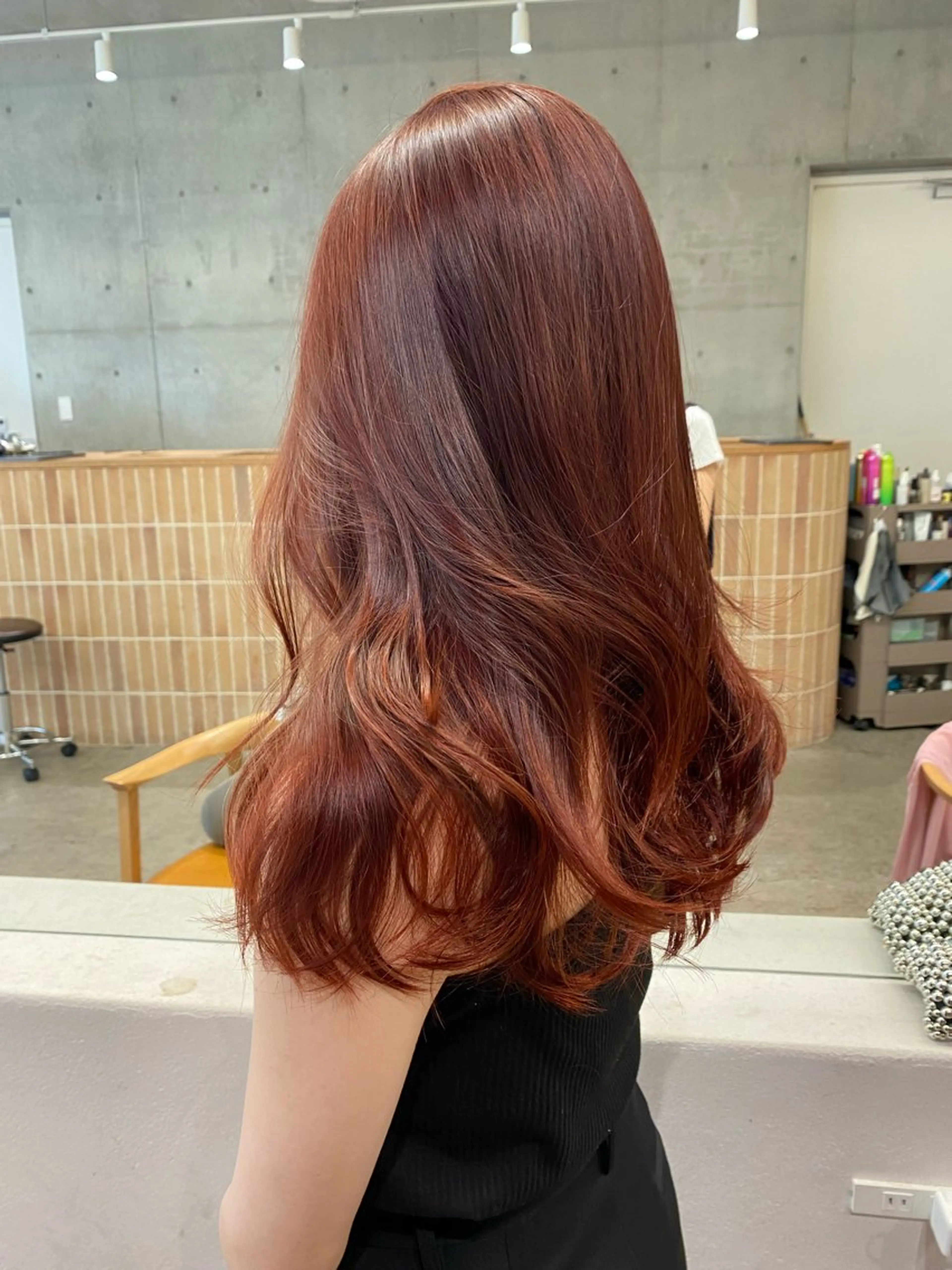 セミロング カラー カット ヘアカラー レイヤー/柔色 カラー/SAkiのヘアスタイル