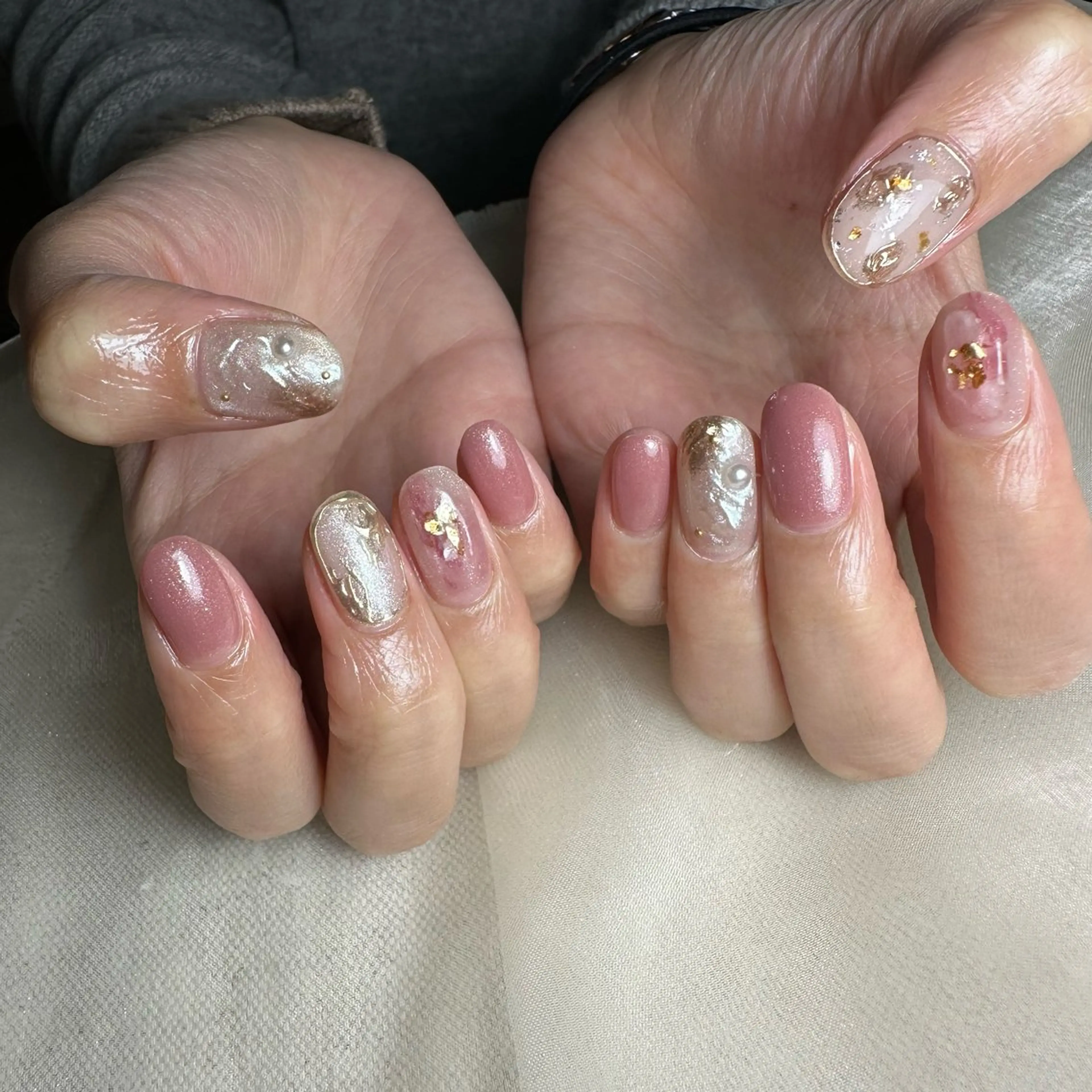 ネイル ハンドネイル 里見 麗のネイルデザイン