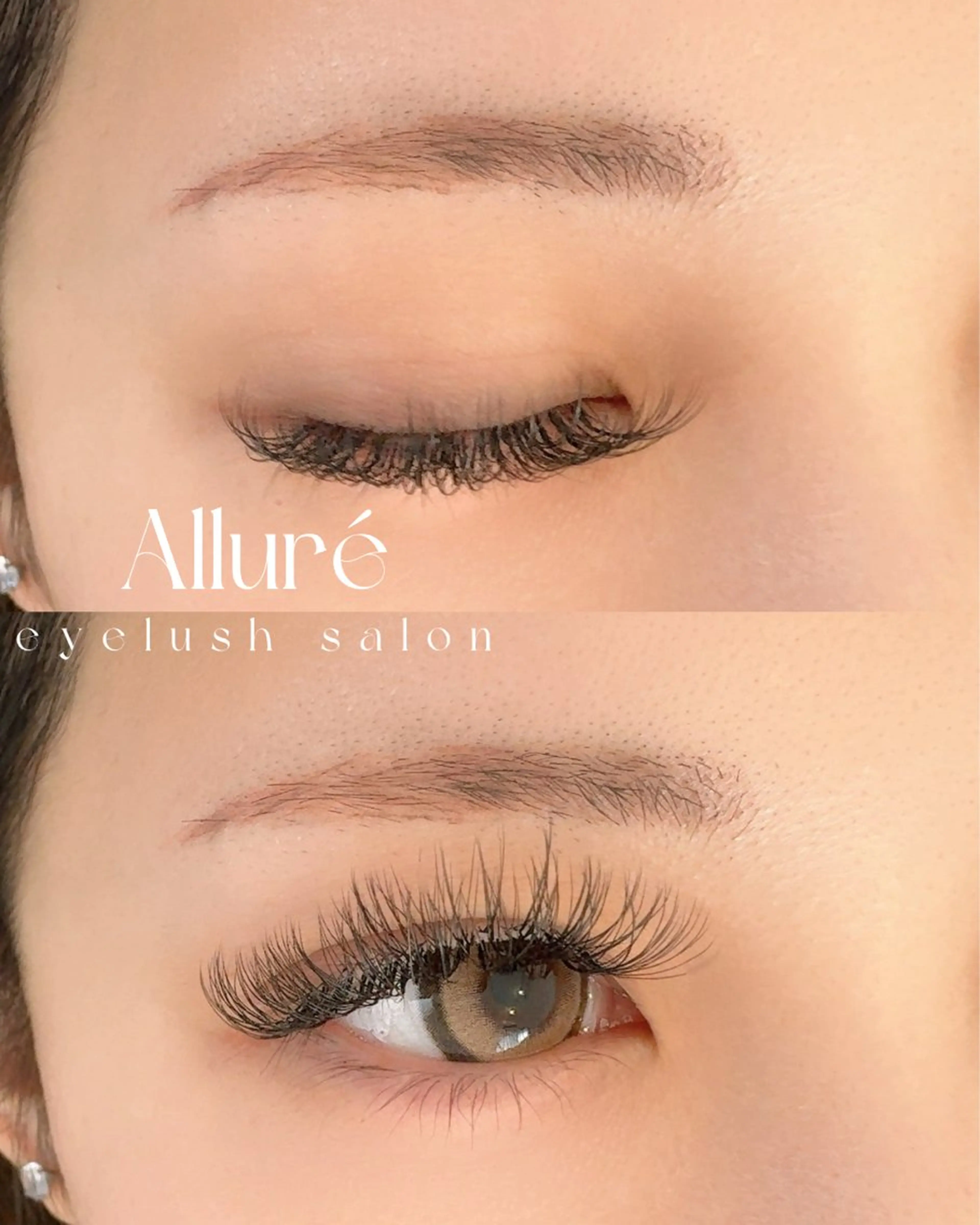 マツエク・マツパ フラットラッシュ マツエク Allure Reinaのマツエク・マツパデザイン