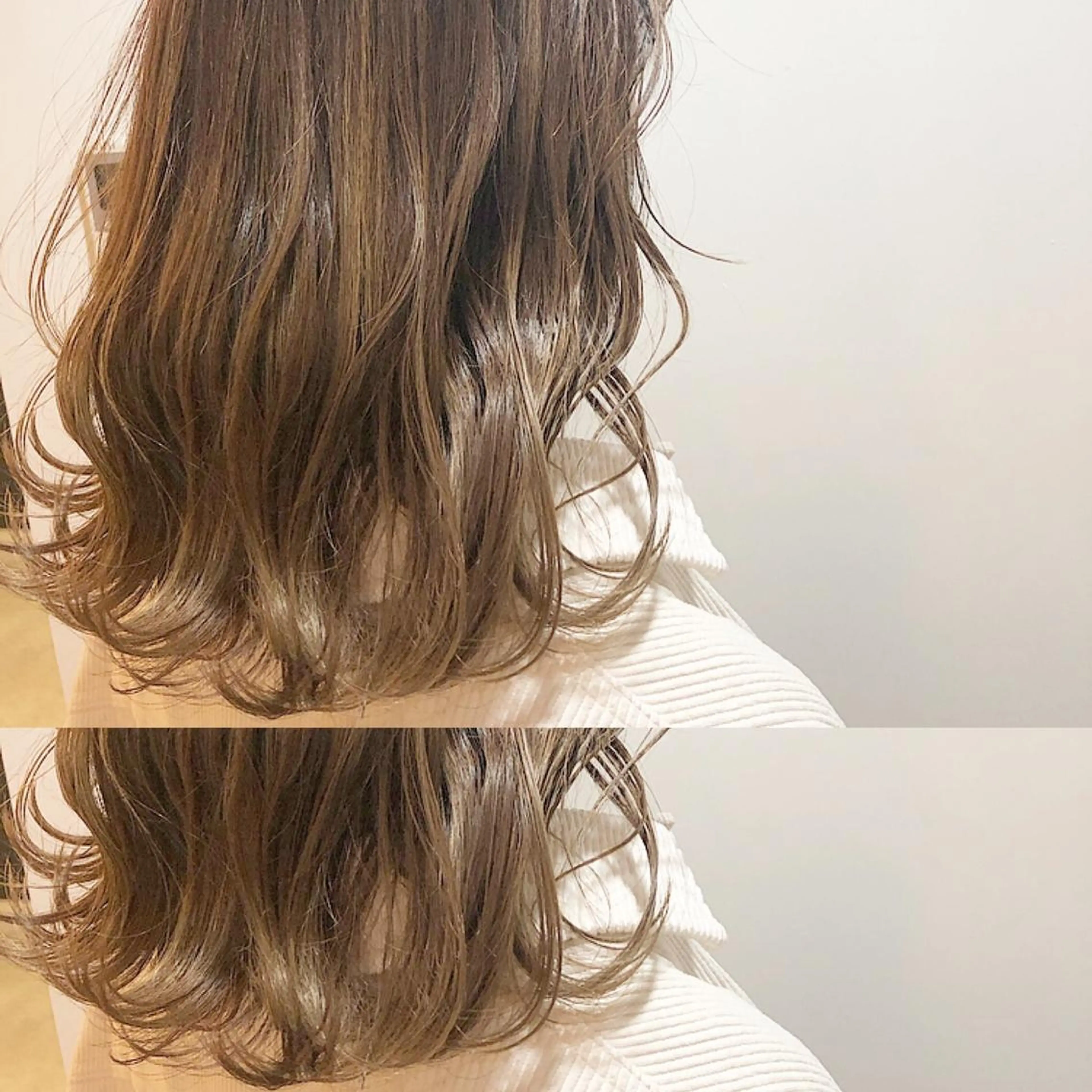 セミロング カラー 髪質改善サロン 梅田/ヨナミネのヘアスタイル