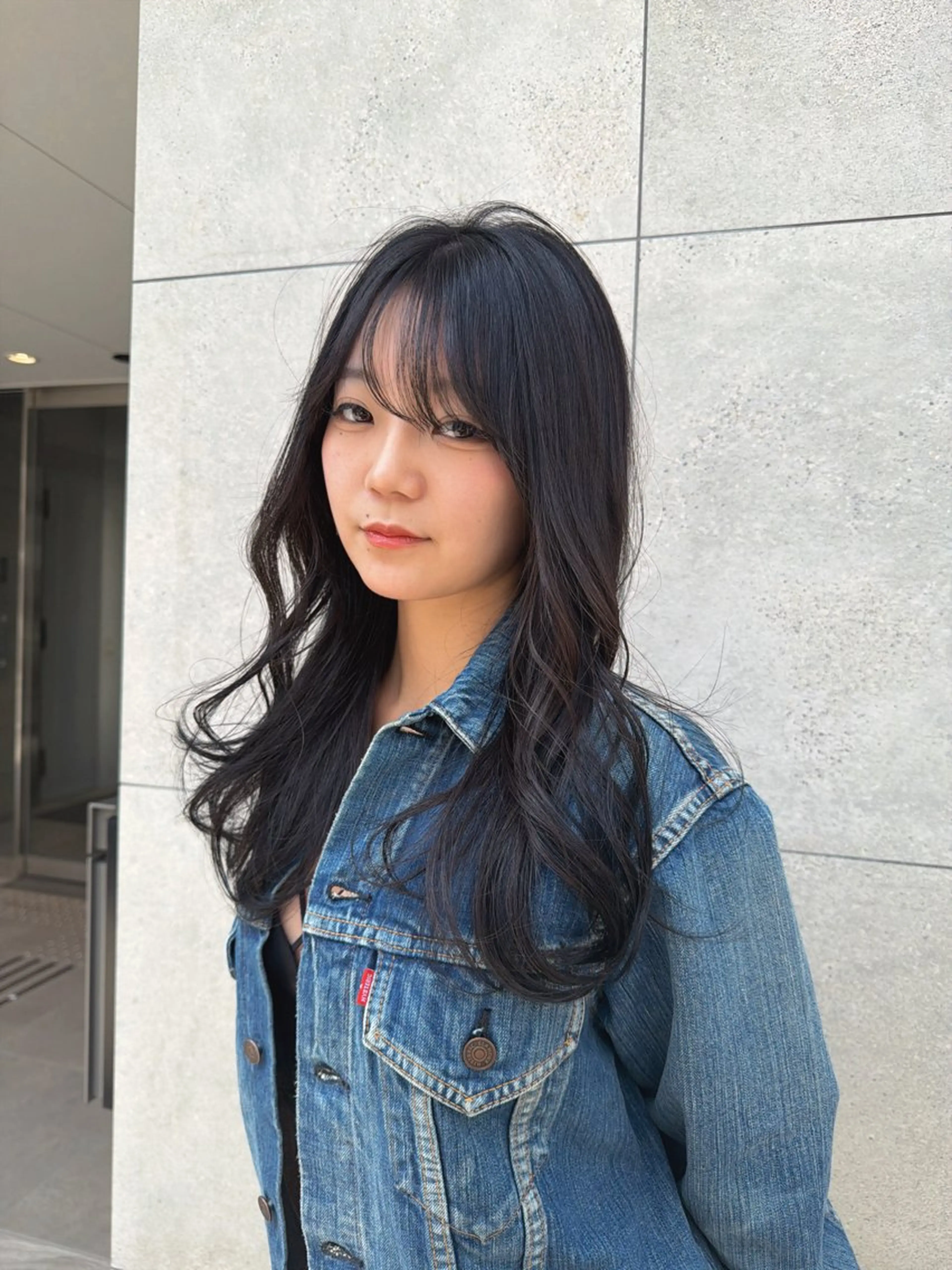 ロング カット ヘアカラー トリートメント 縮毛矯正/透明感/ 松葉 晃明のヘアスタイル