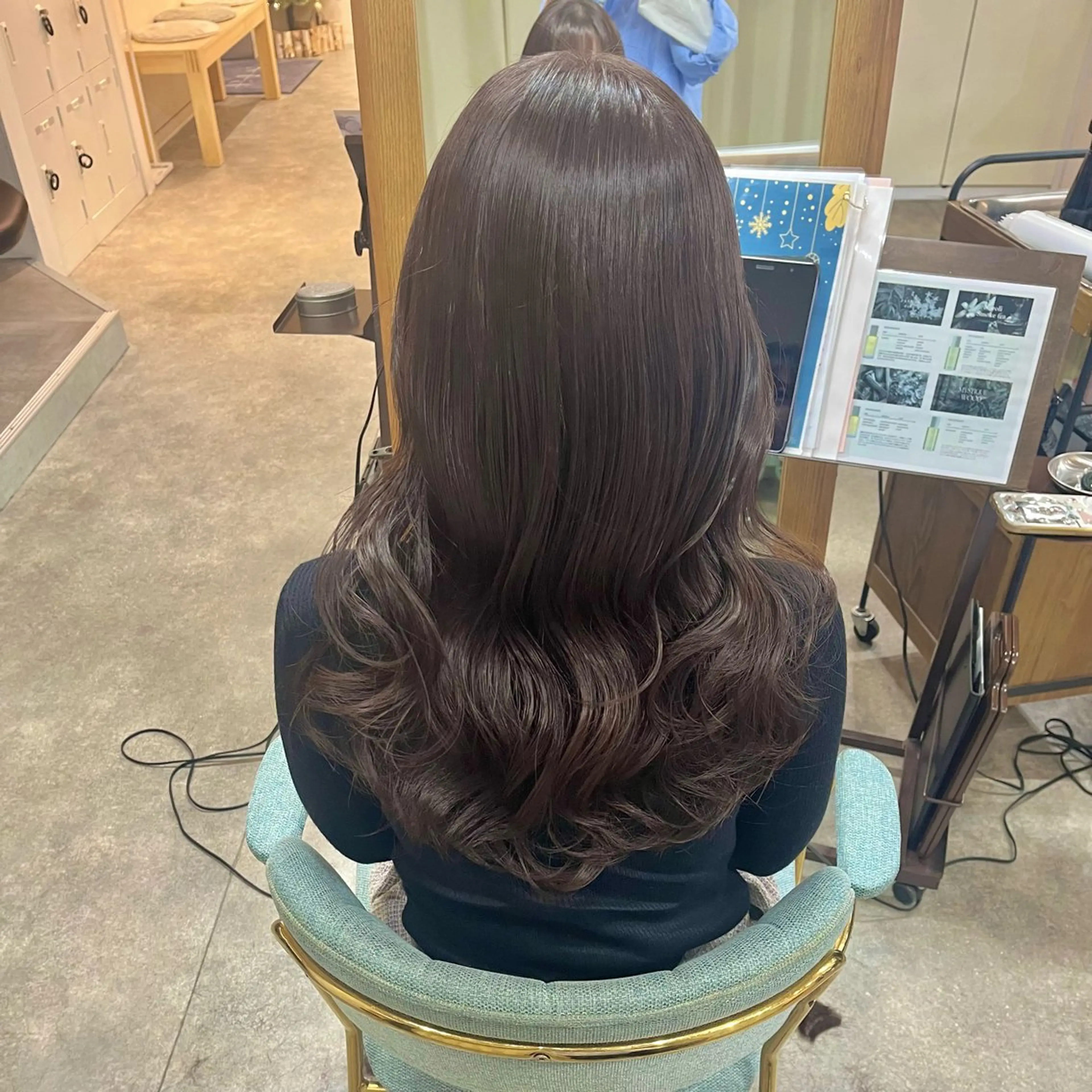 ロング 縮毛矯正 トリートメント 韓国ヘア/ 髪質改善特化谷名勇輝のヘアスタイル