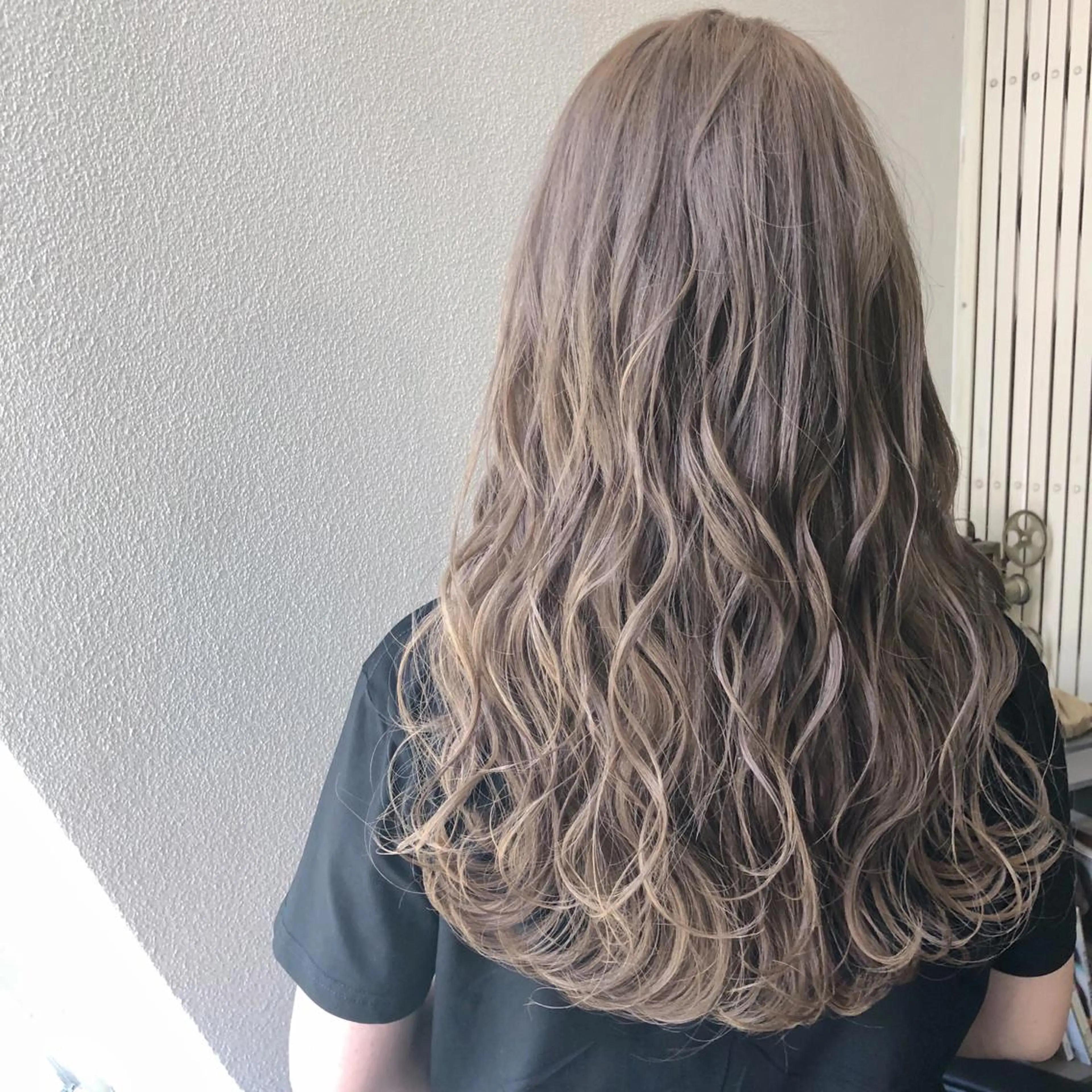 セミロング カラー ヘアアレンジ ベージュカラー ハイライトカラー ハイライト カット ヘアカラー トリートメント GiseL天神カラー 髪質改善/ブリーチのヘアスタイル