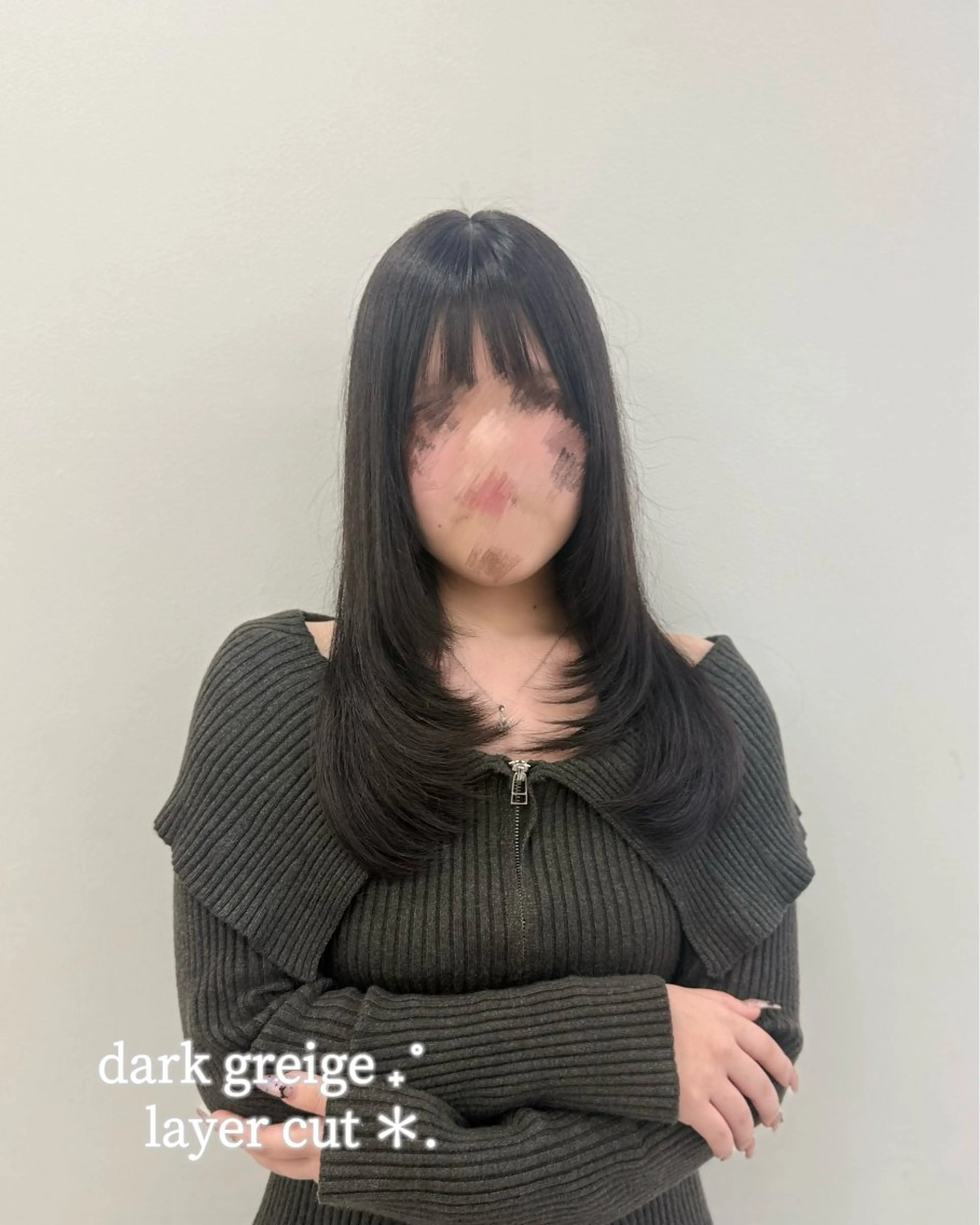 ロング カラー カット ヘアカラー 🥂上品ワンホンヘア 🥂nozomiのヘアスタイル