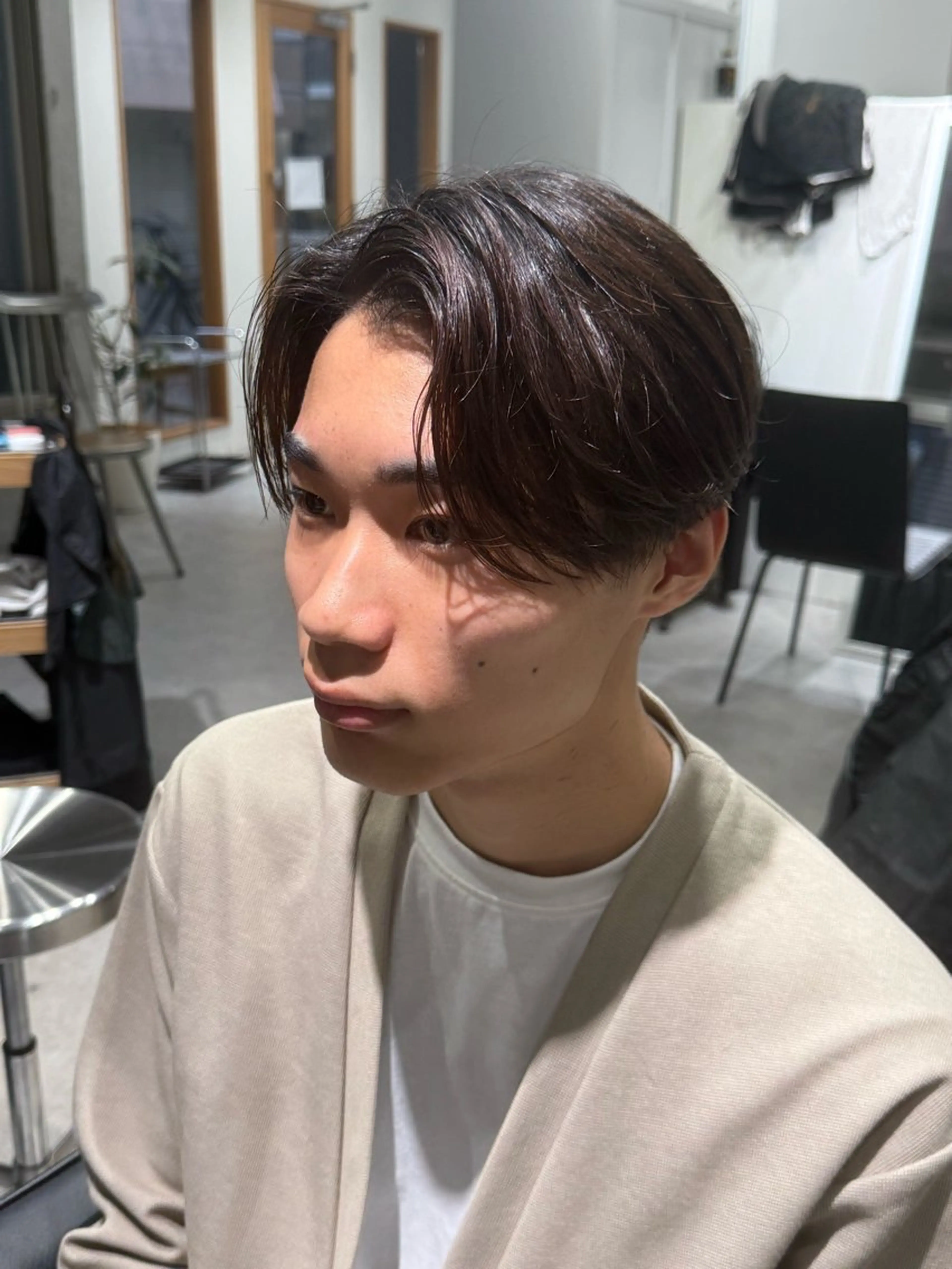メンズ カット 縮毛矯正 布施メンズ特化美容師 秋山　涼のヘアスタイル