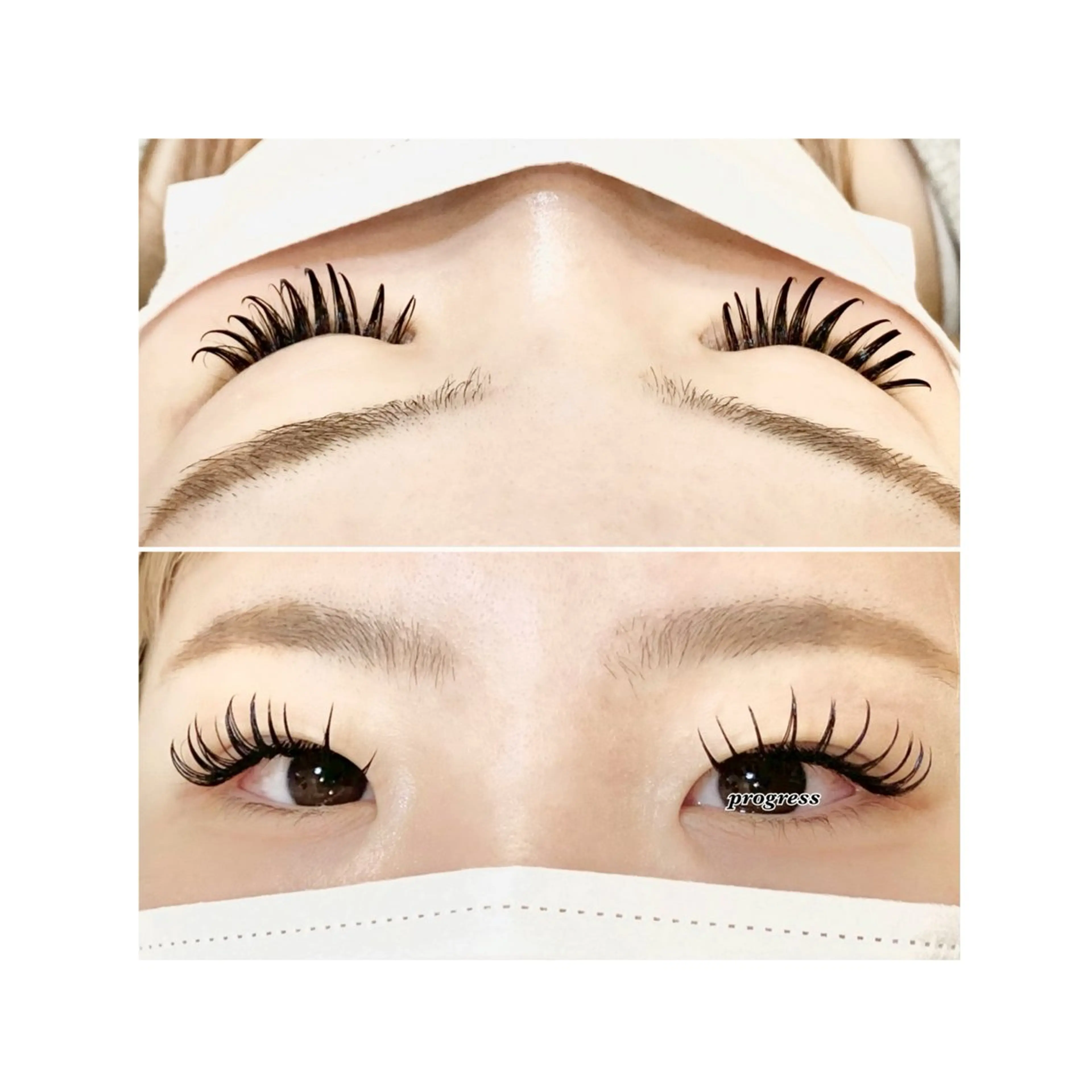 マツエク・マツパ 束感まつ毛 フラットラッシュ マツエク progress つくばのマツエク・マツパデザイン