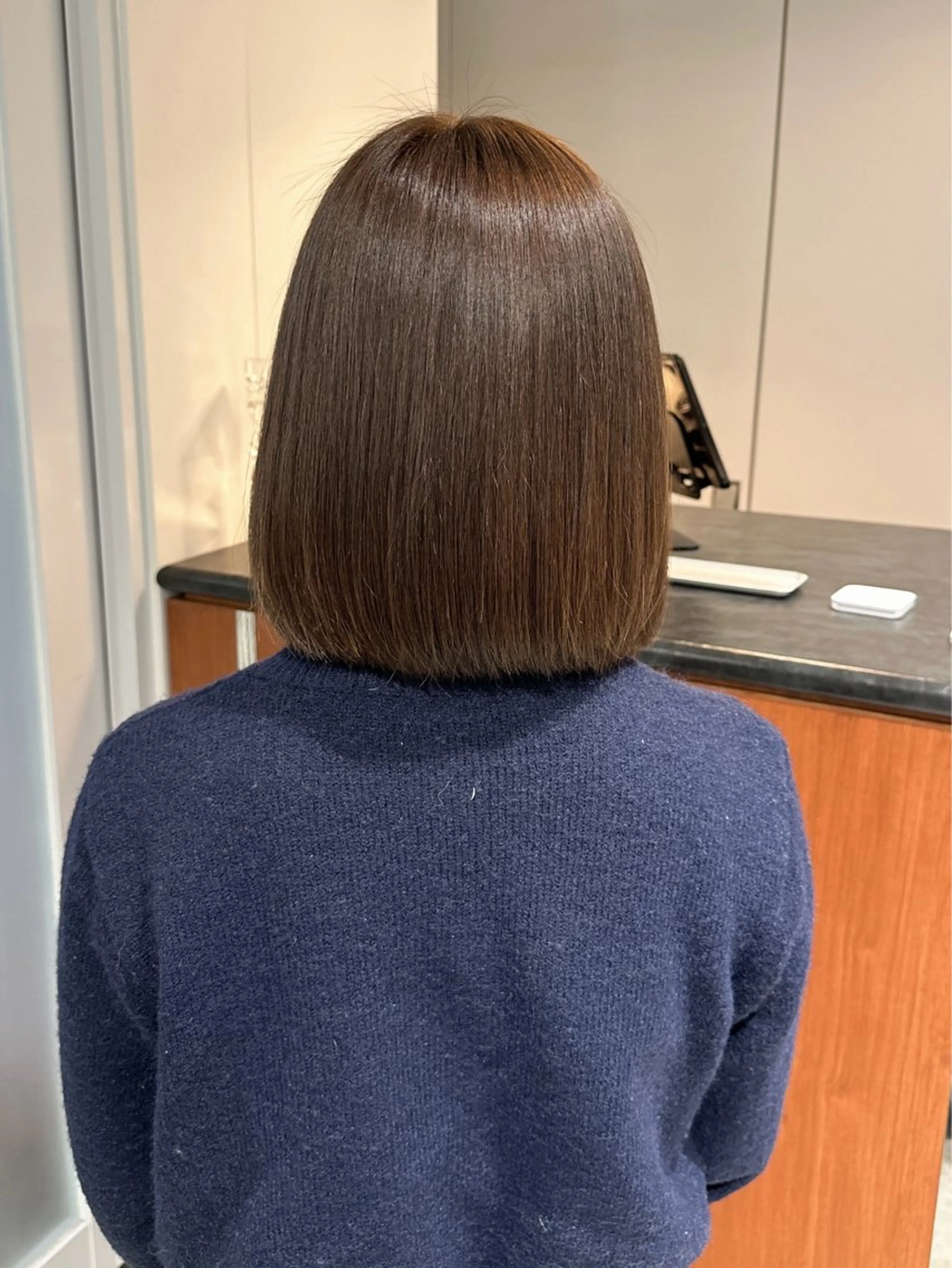 カラー ヘアカラー トリートメント ヘアセット 秋永 鈴のヘアスタイル