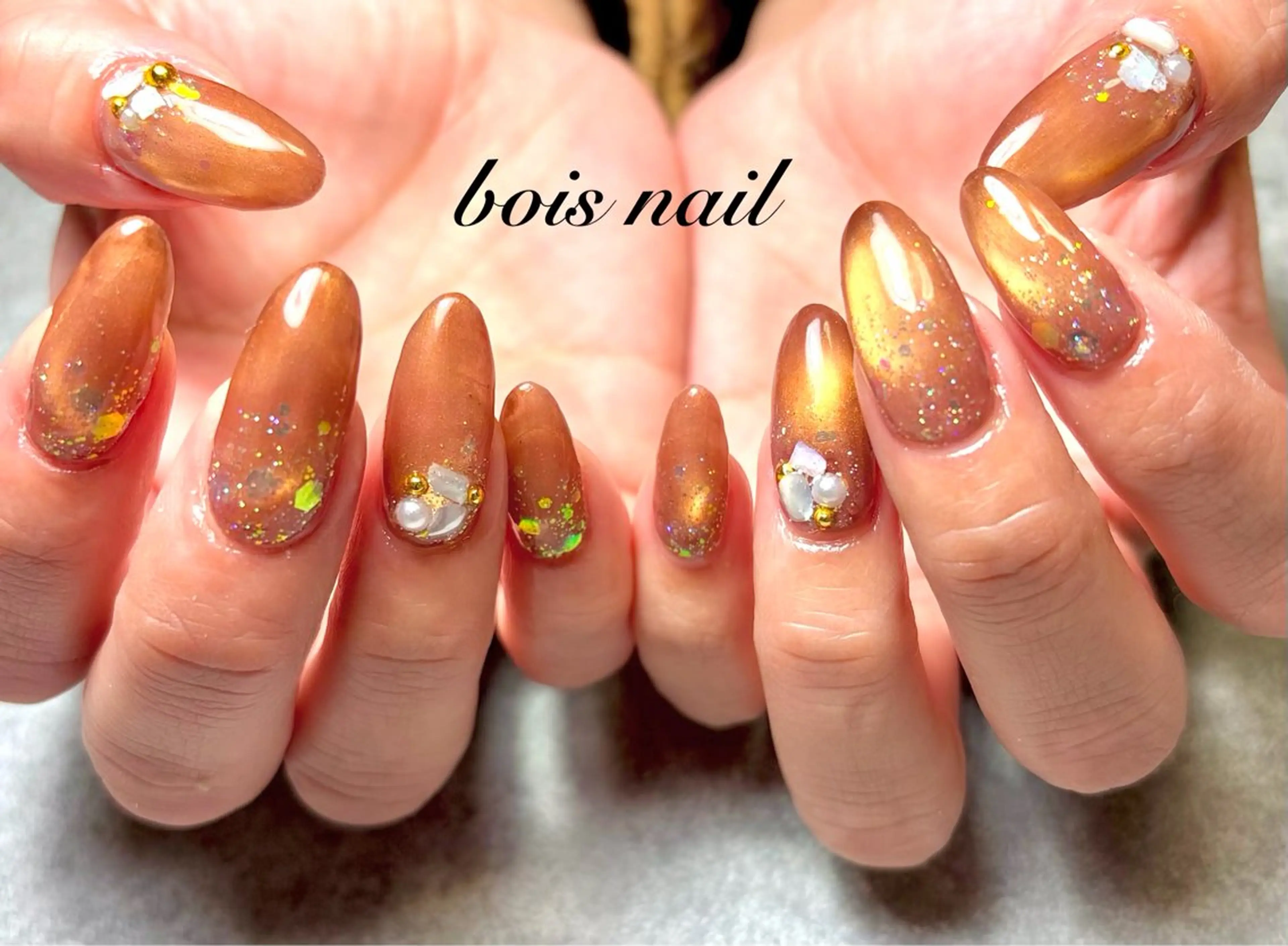 ネイル ハンドネイル bois nail ボワネイル北巽のネイルデザイン