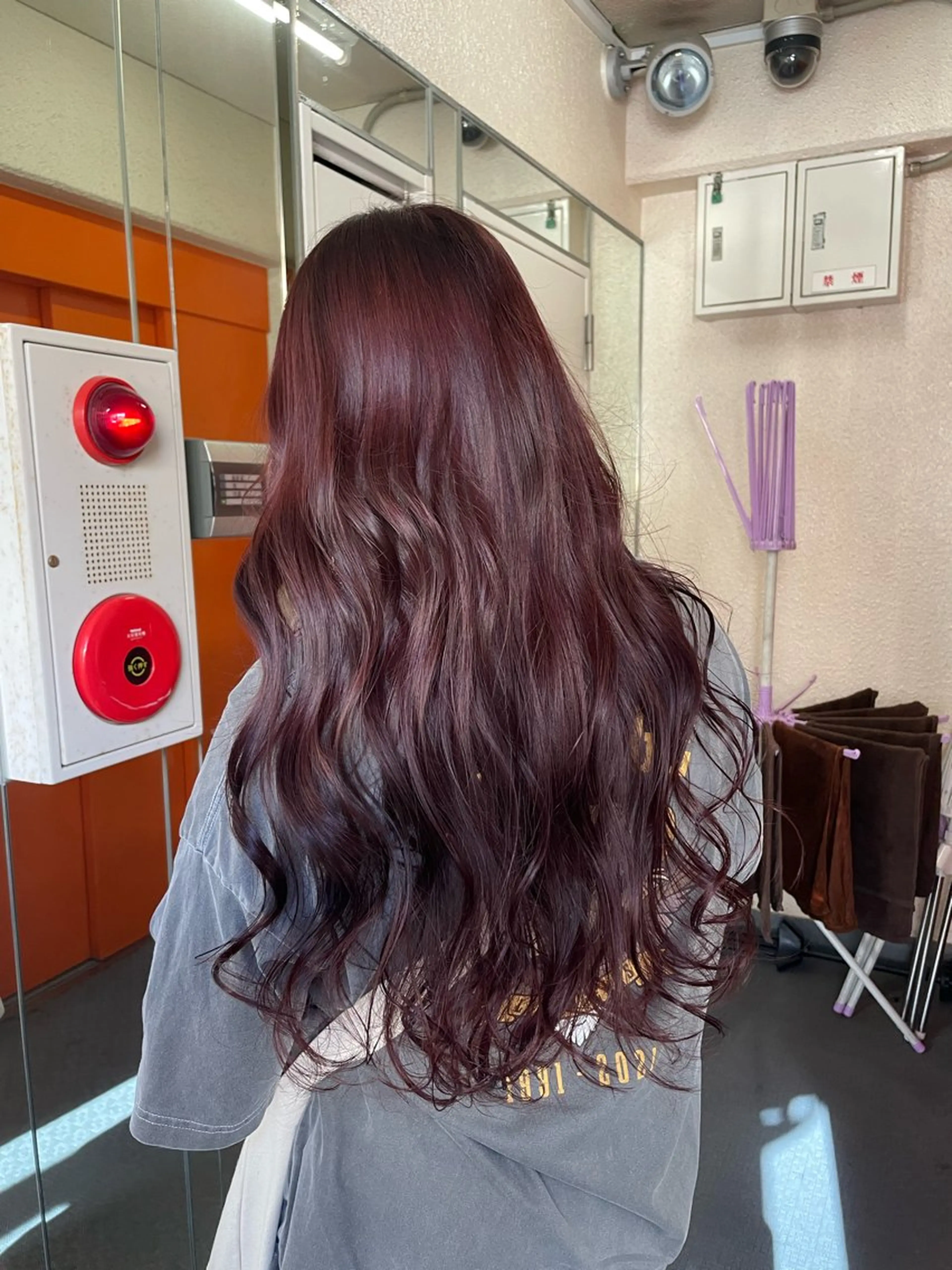 ロング カラー ヘアカラー トリートメント ふかたさや🌟 艶感カラー🌟のヘアスタイル