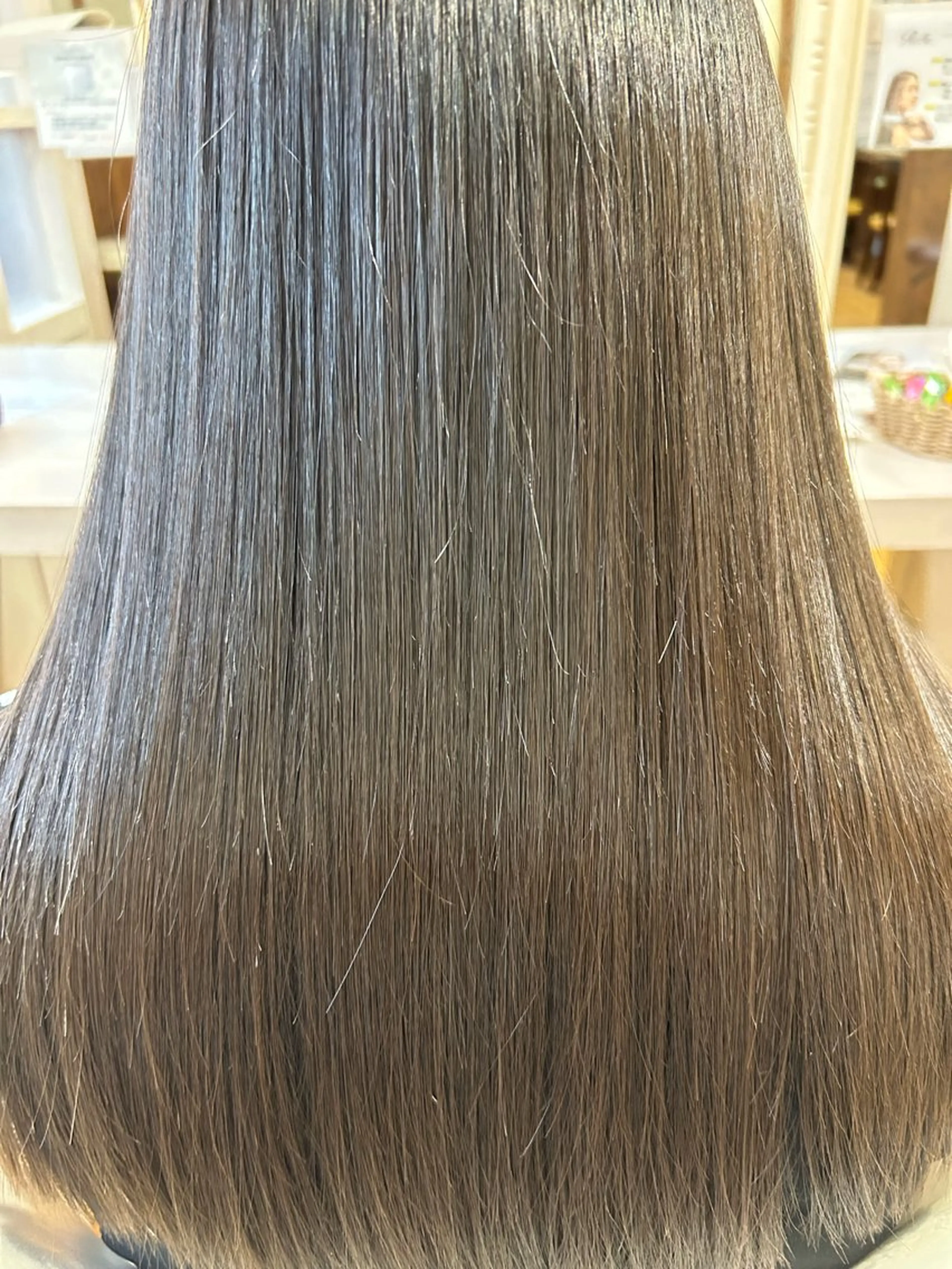 ロング カット 縮毛矯正 村瀬 龍之介のヘアスタイル