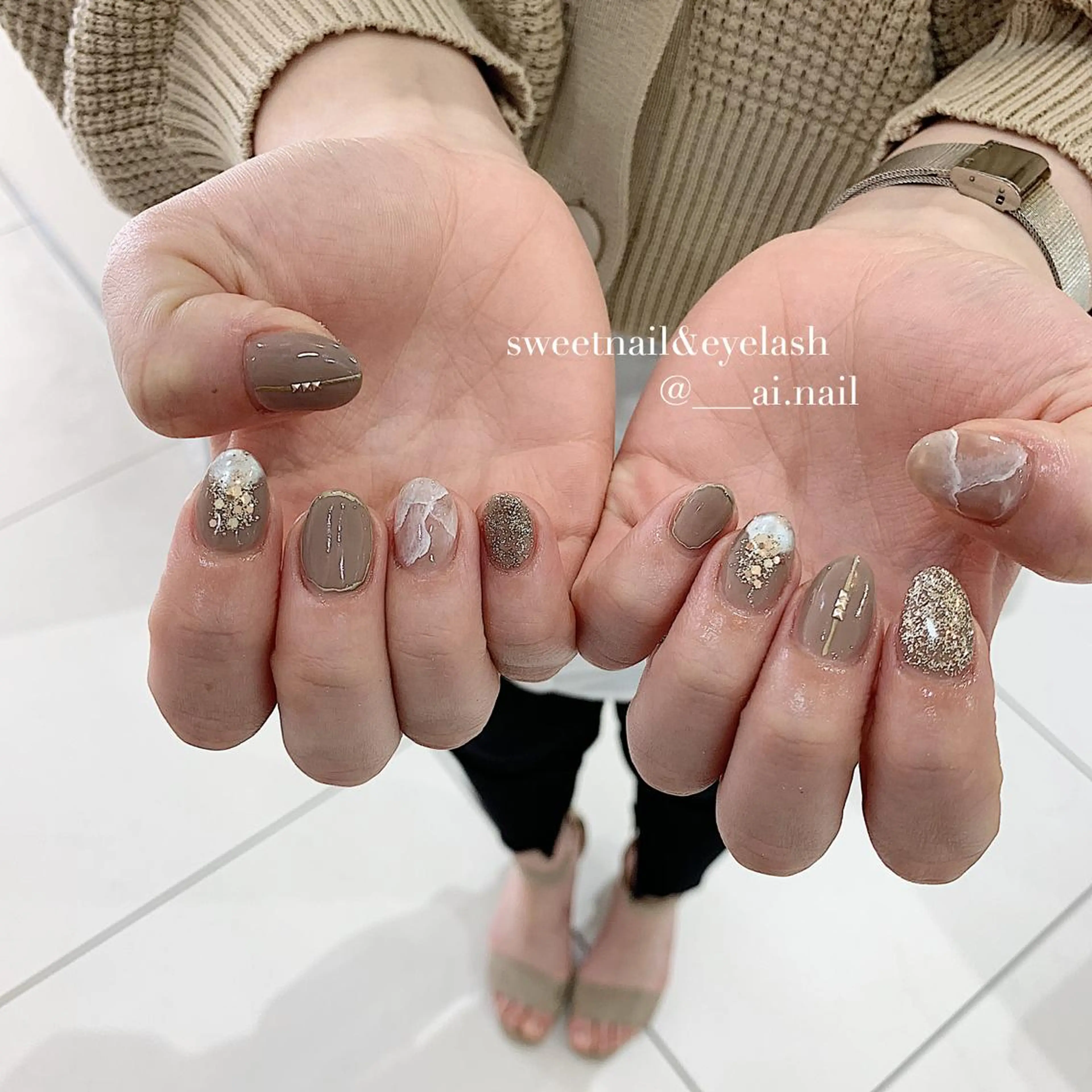 ネイル 🍃伏見 / soL nail / aiのネイルデザイン