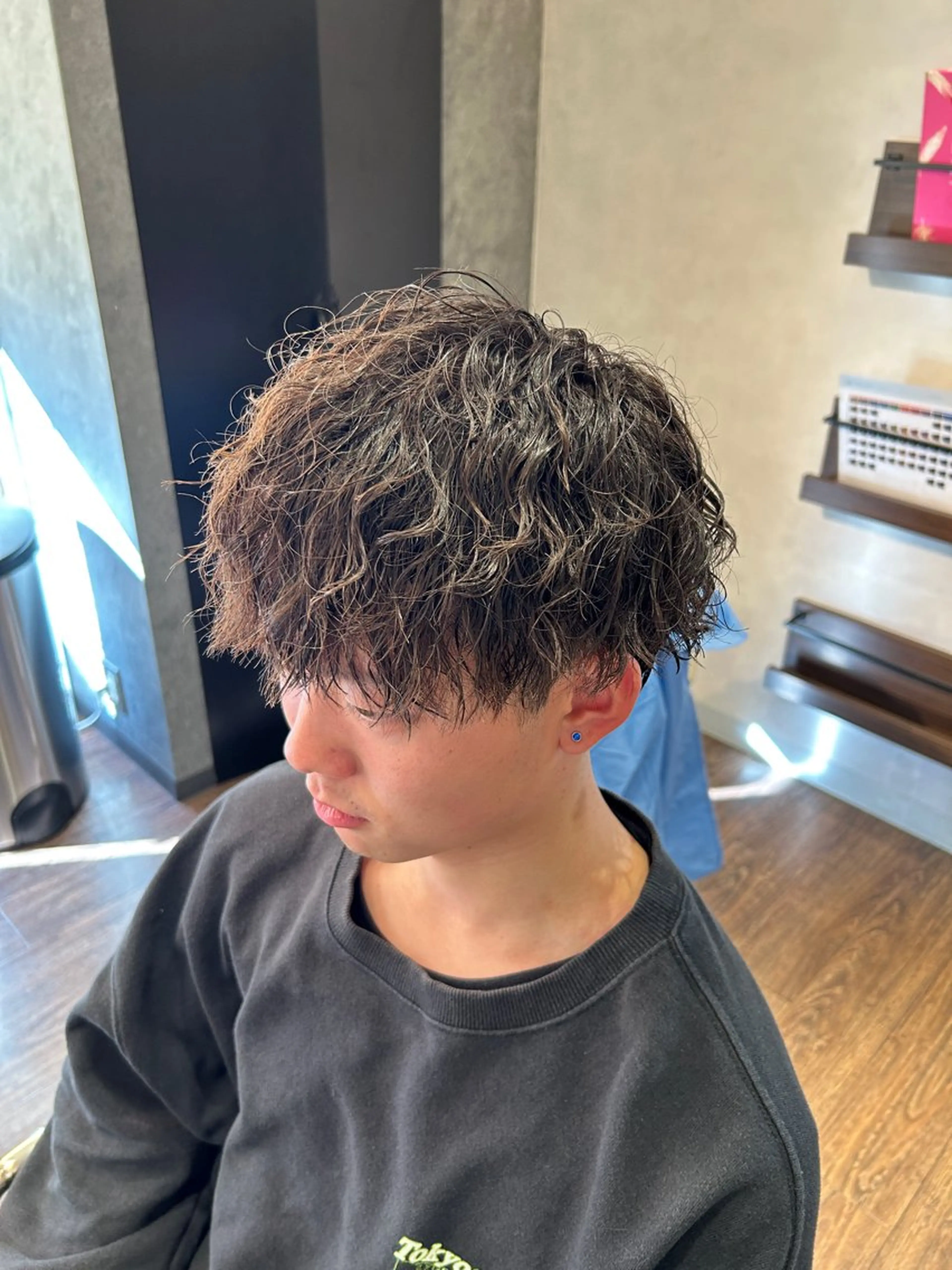ショート カット パーマ 小貫 航平のヘアスタイル