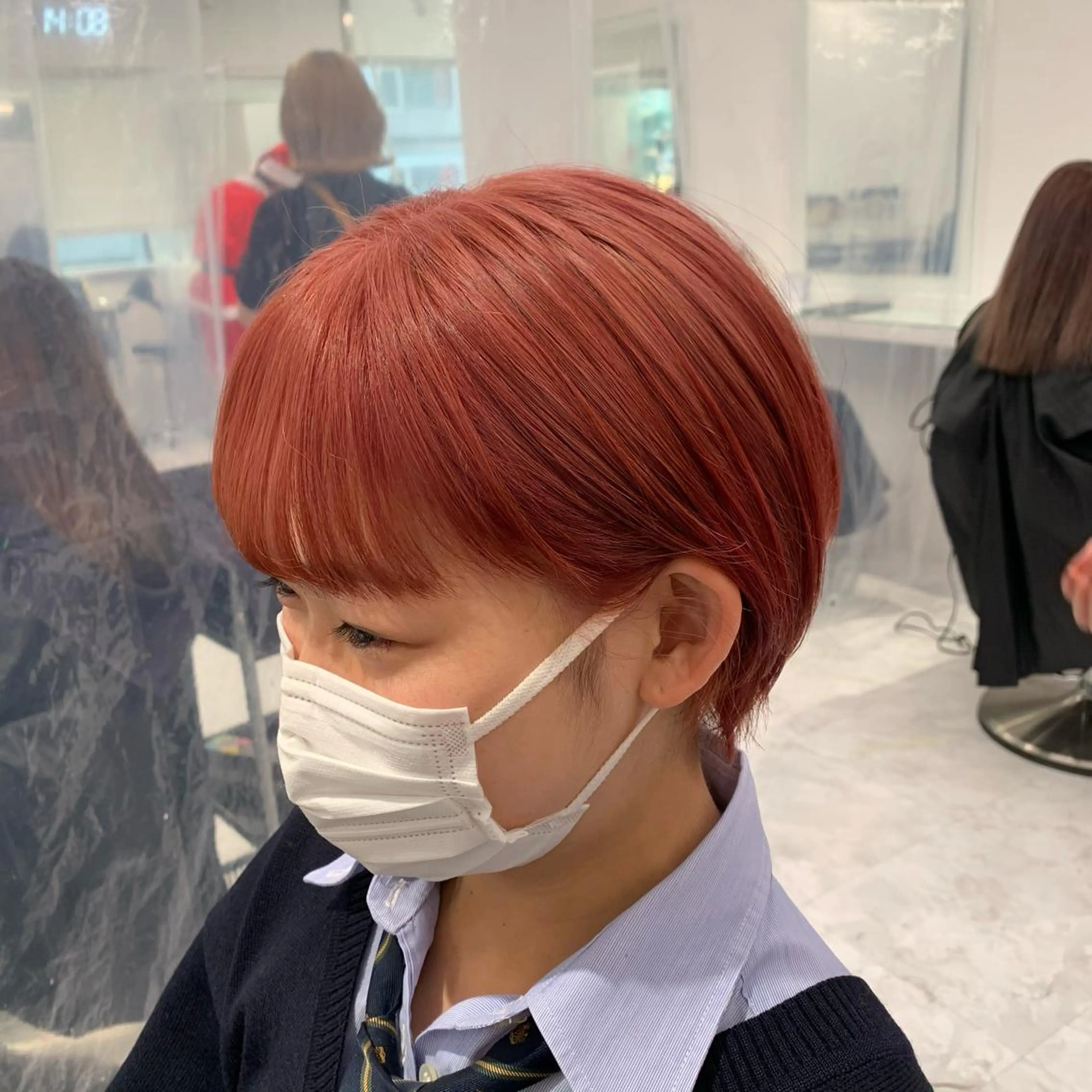 ショート カラー ヘアアレンジ ダブルカラー｜ なおき｜池袋美容師のヘアスタイル