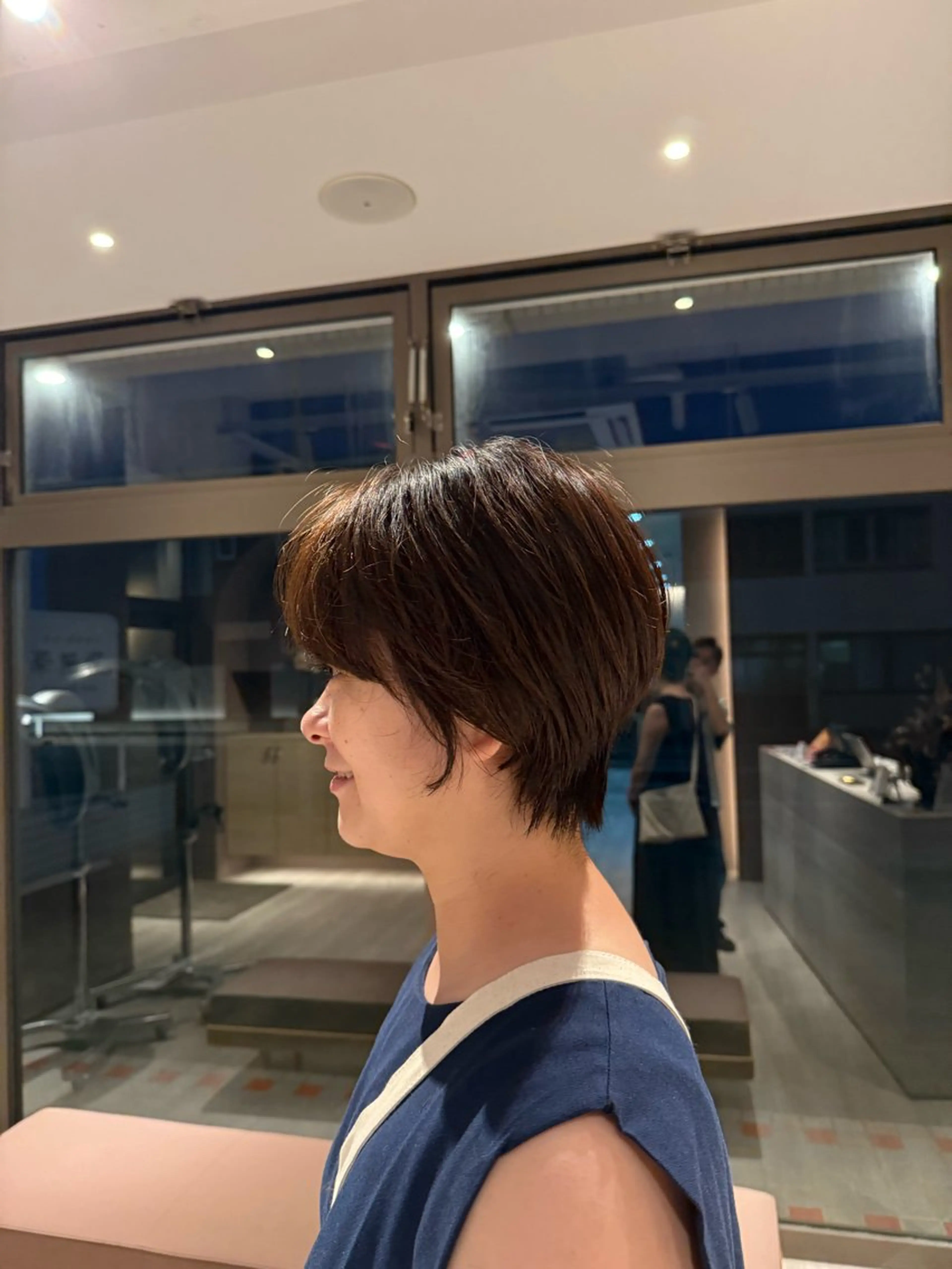 ショート ショートヘア カット ヘアカラー トリートメント Lien.テラダ 各務原スタイリストのヘアスタイル