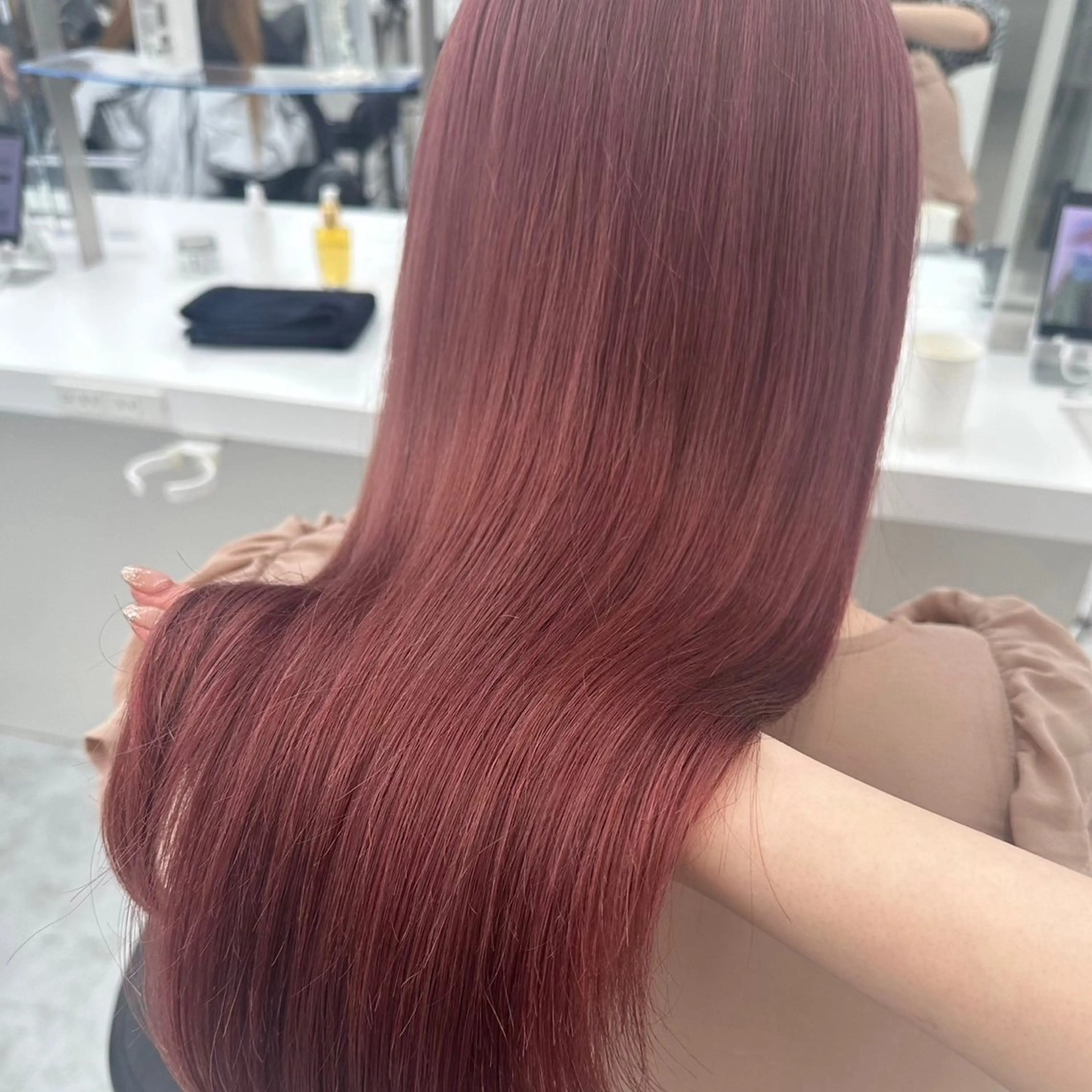 ロング カラー カット ヘアカラー トリートメント ヘッドスパ ♦️暖色/縮毛矯正/ 🫗kazuki♦️のヘアスタイル