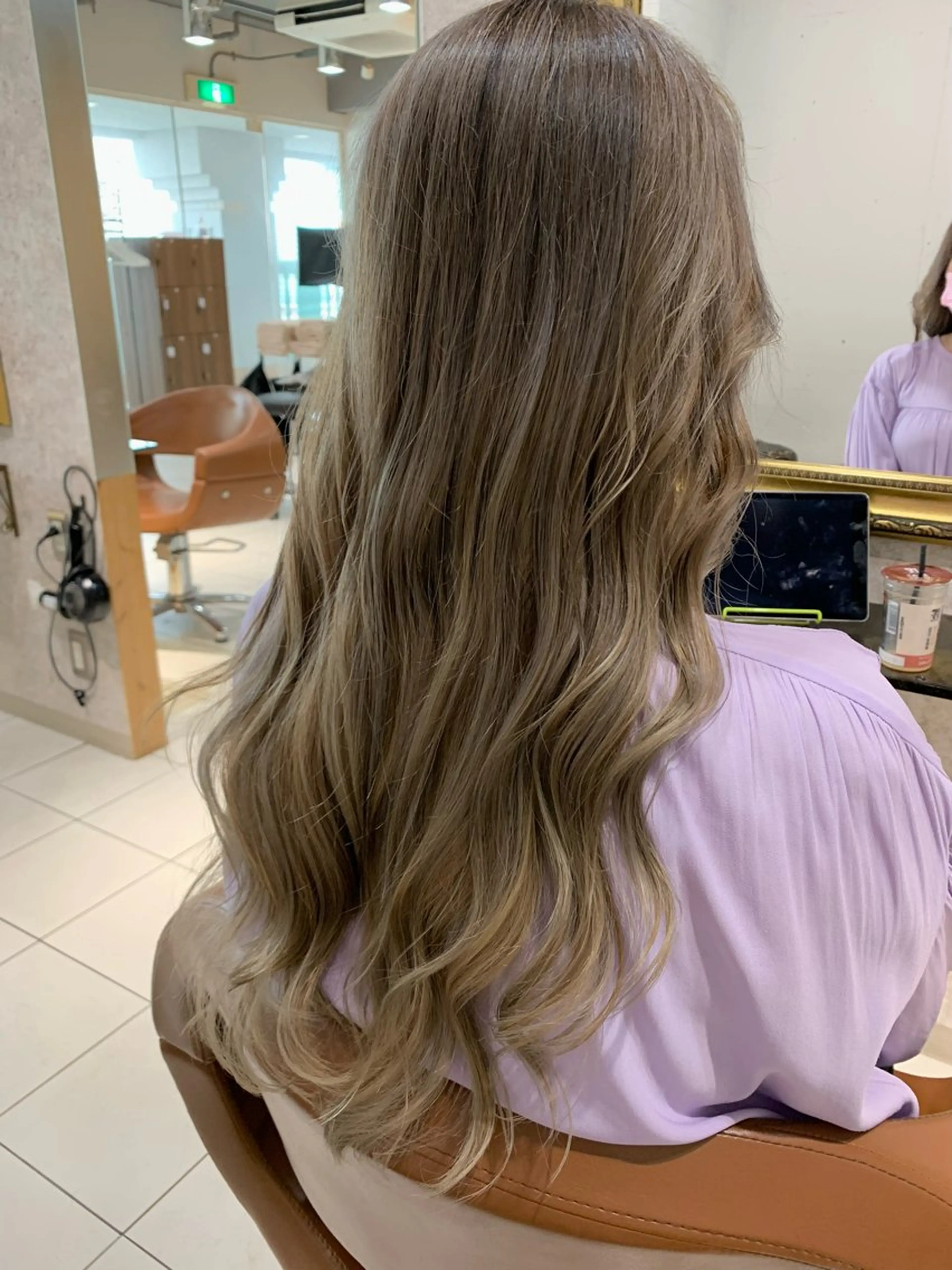 ロング MORISAKI ✂︎縮毛矯正のヘアスタイル