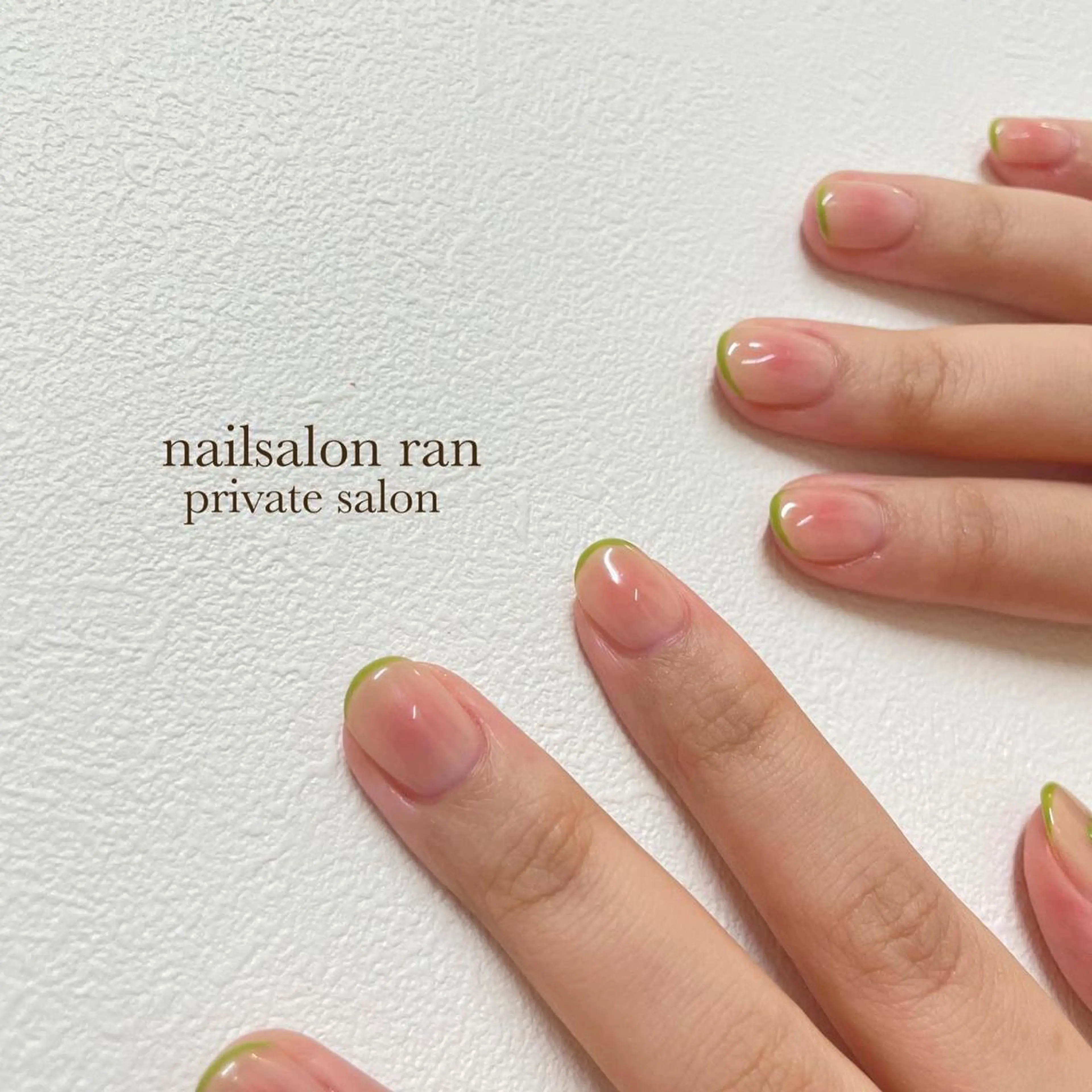 ネイル チークネイル nailsalon ranのネイルデザイン