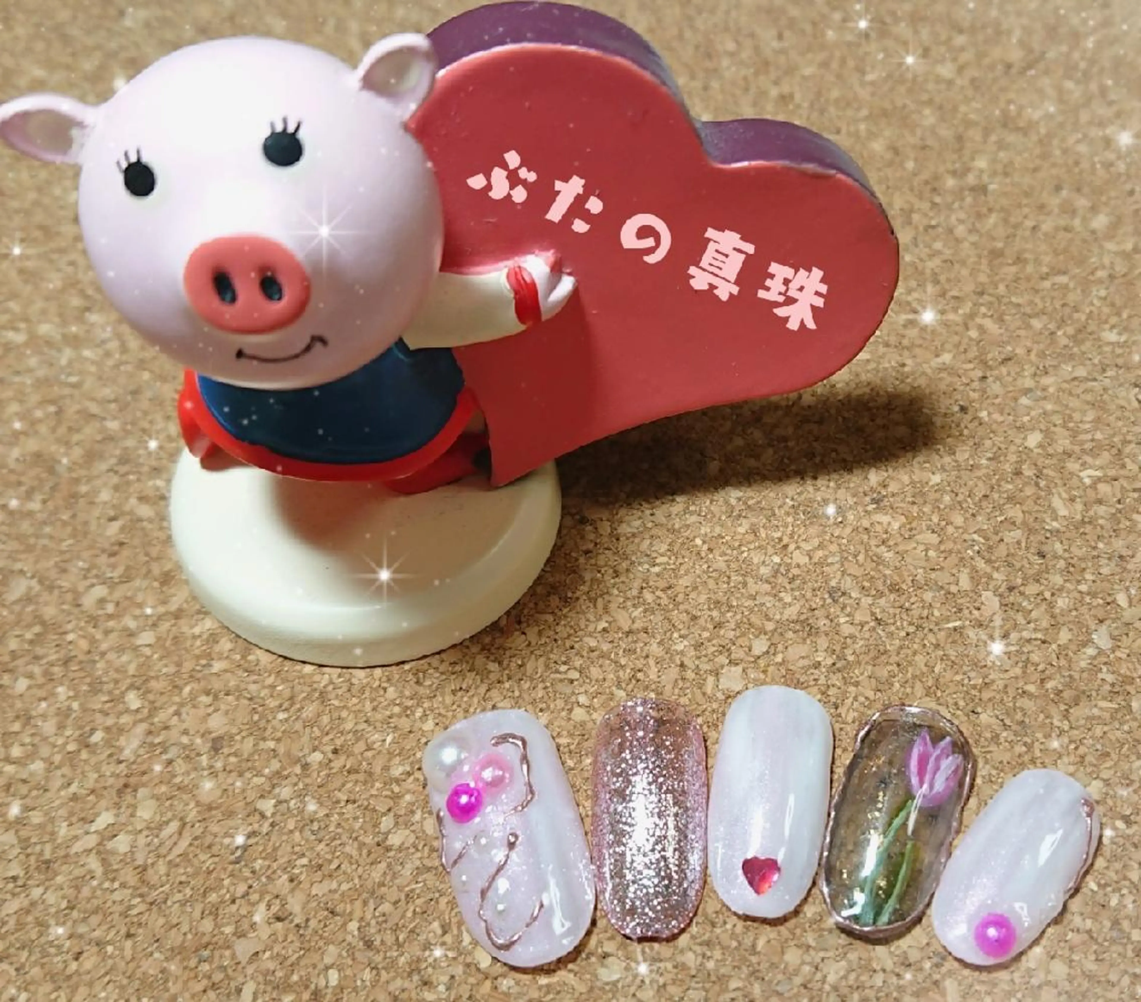 ネイル ハンドネイル 林 珠里のネイルデザイン